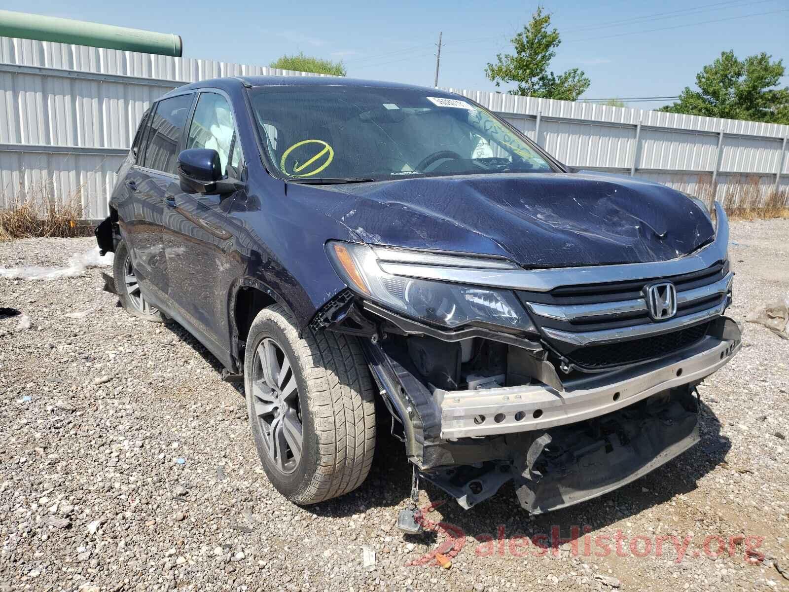 5FNYF5H51GB008375 2016 HONDA PILOT