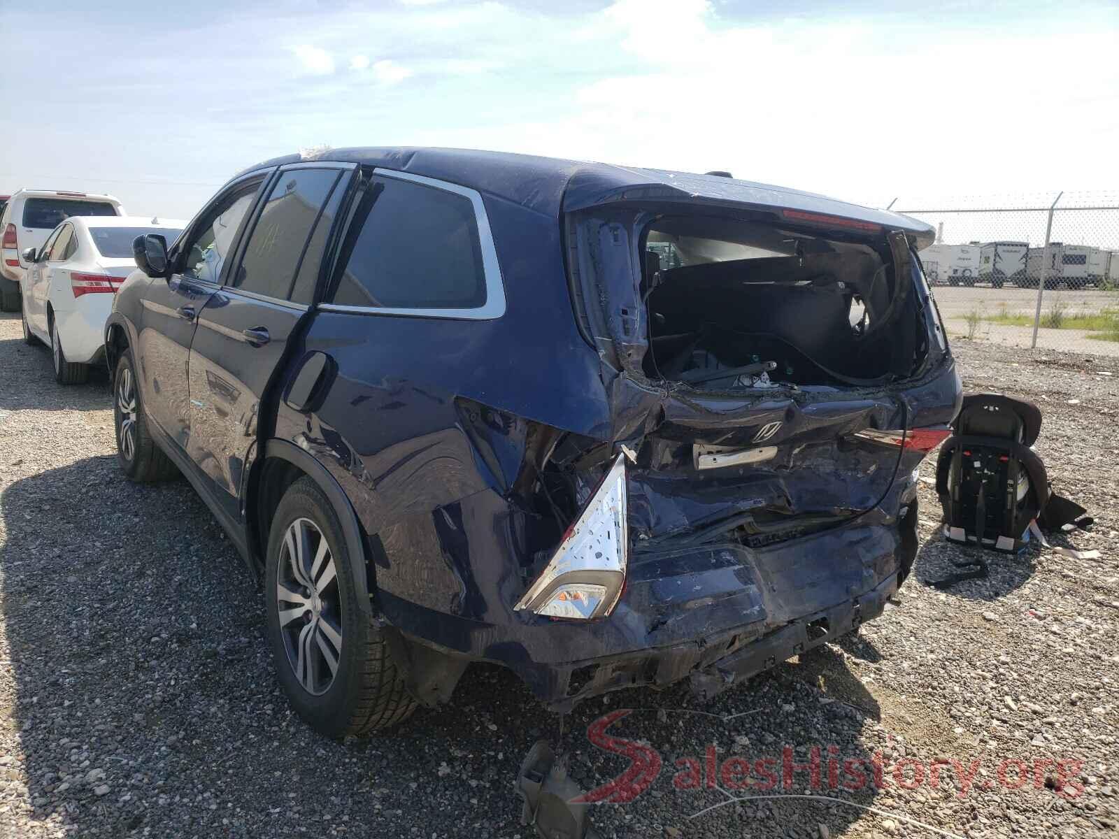 5FNYF5H51GB008375 2016 HONDA PILOT