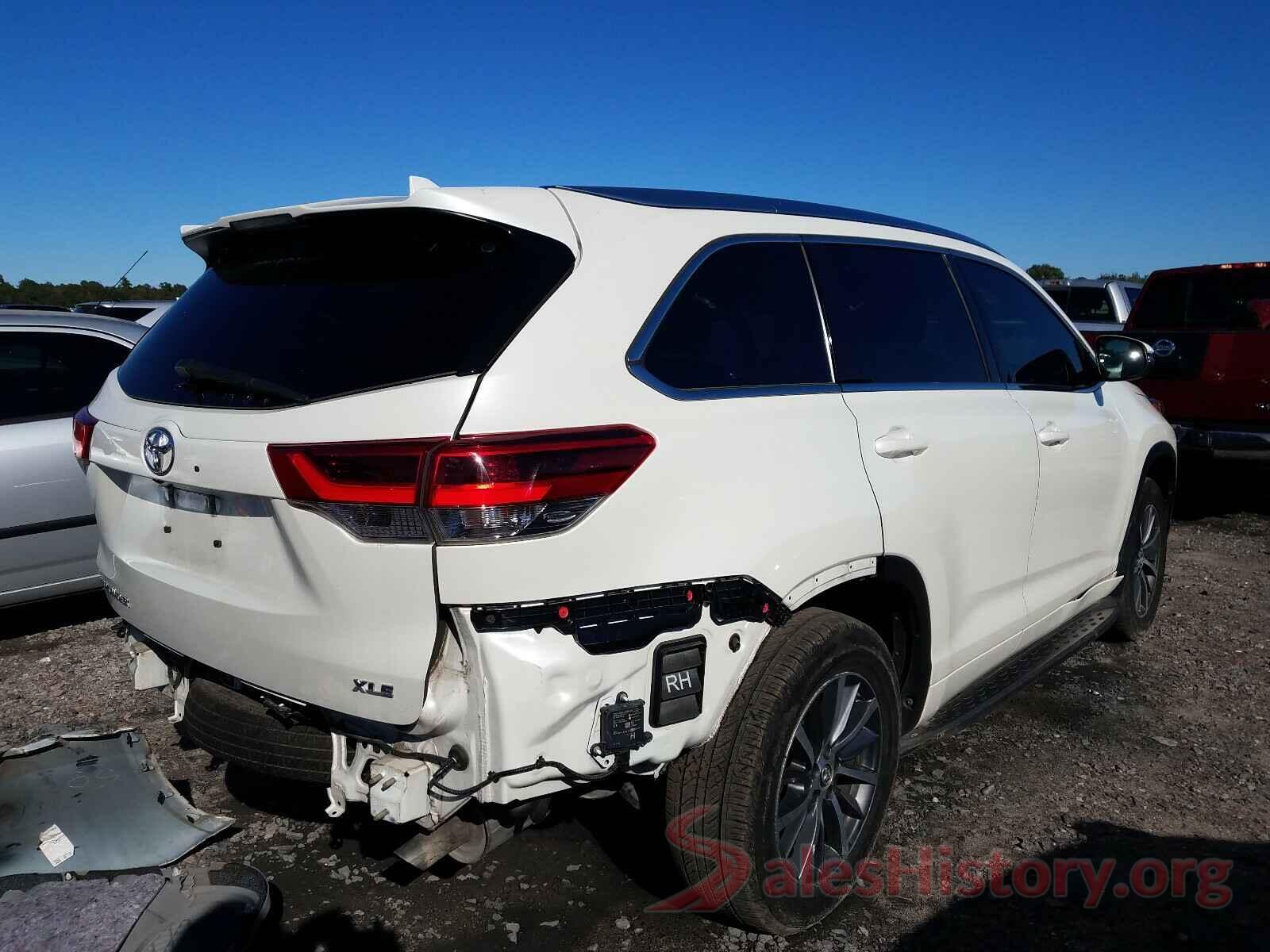 5TDKZRFH5HS524186 2017 TOYOTA HIGHLANDER