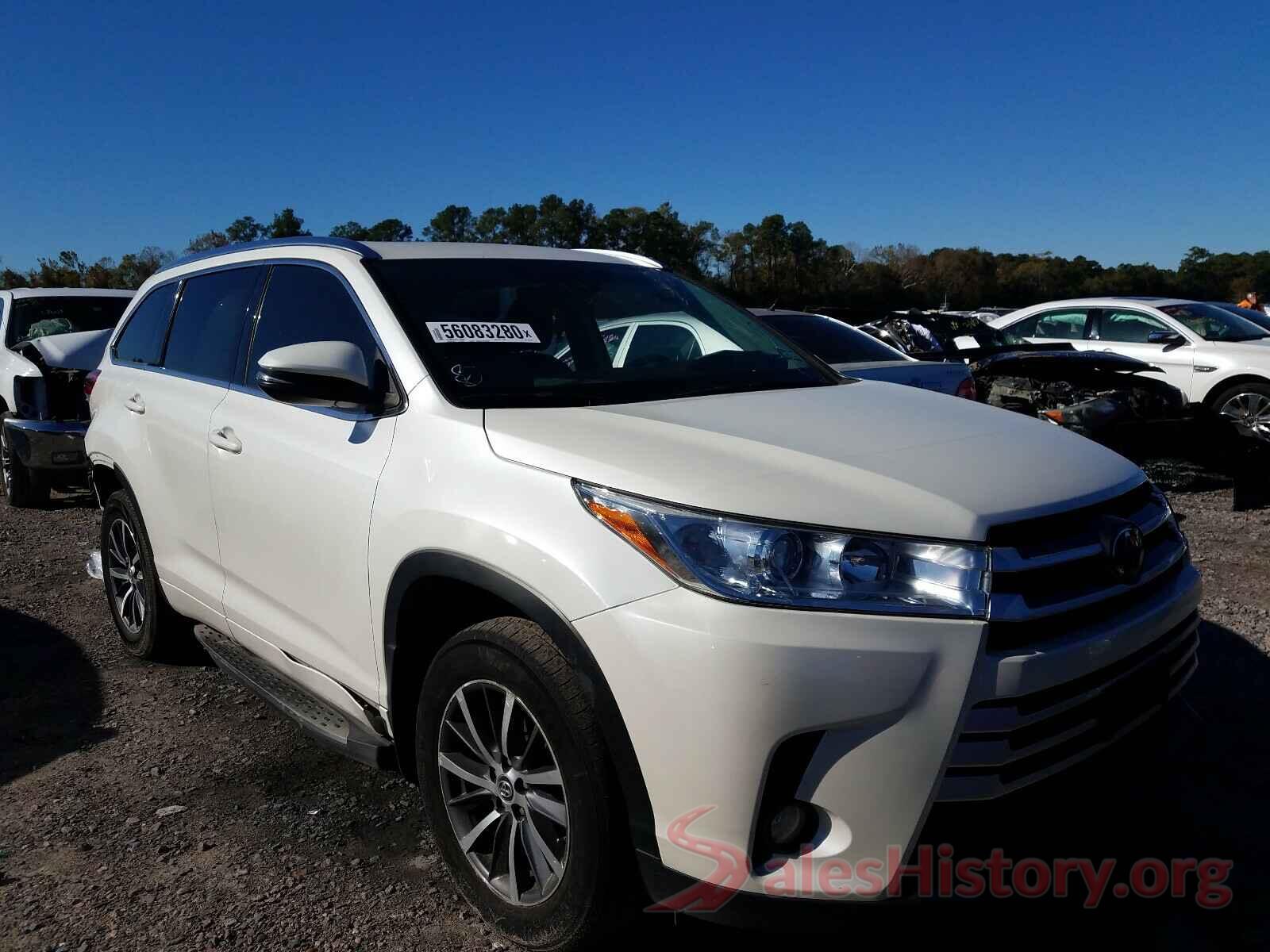 5TDKZRFH5HS524186 2017 TOYOTA HIGHLANDER