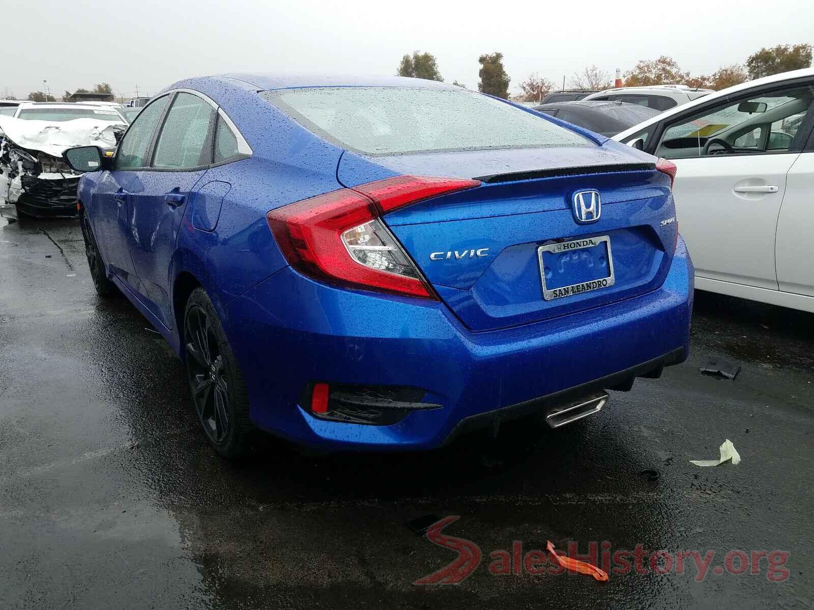 19XFC2F81LE205543 2020 HONDA CIVIC