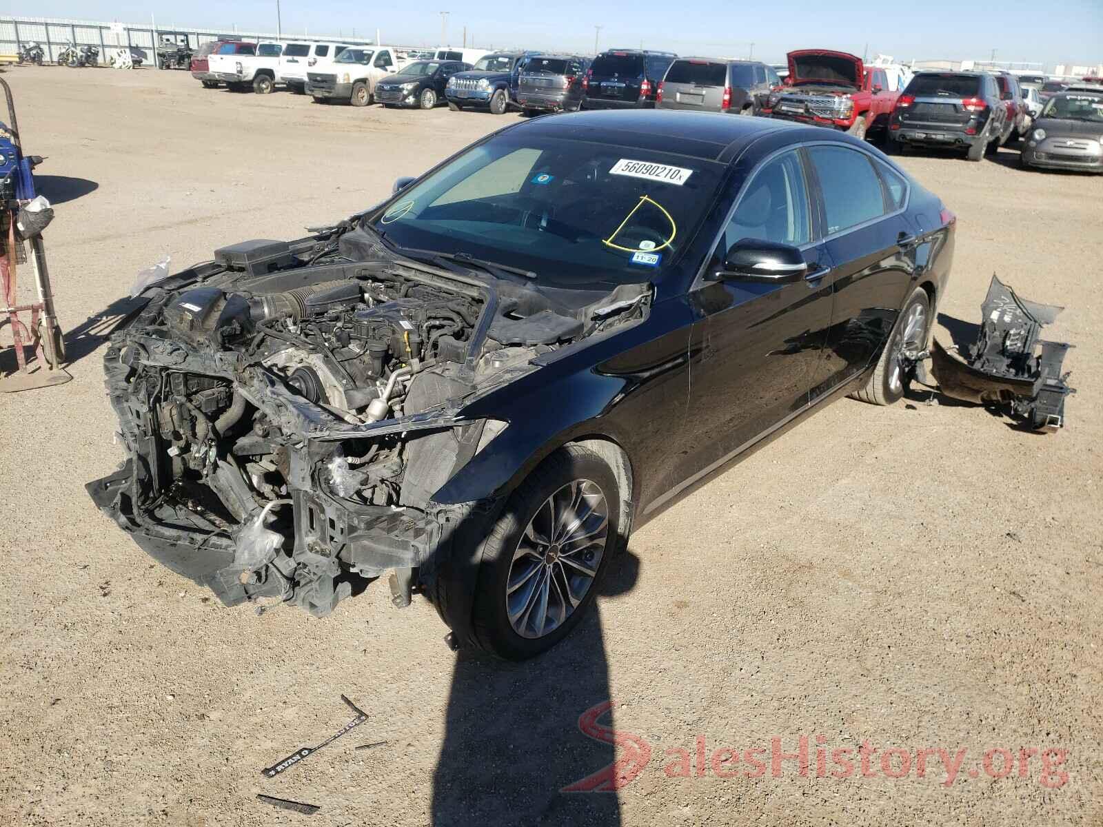 KMHGN4JE0FU078907 2015 HYUNDAI GENESIS