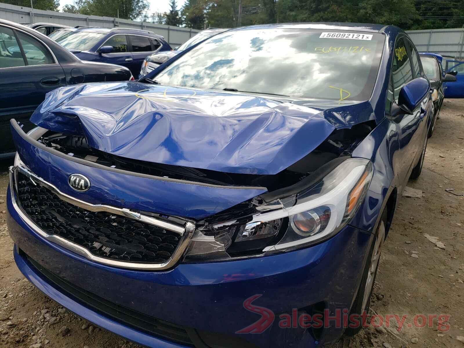 3KPFK4A7XHE153558 2017 KIA FORTE