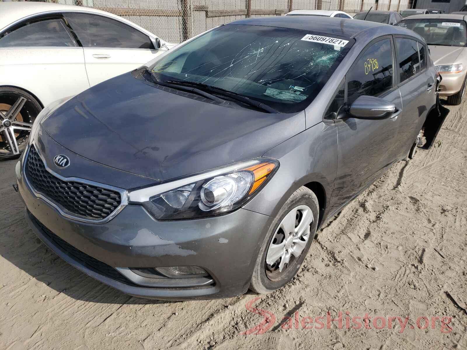 KNAFK5A82G5594008 2016 KIA FORTE