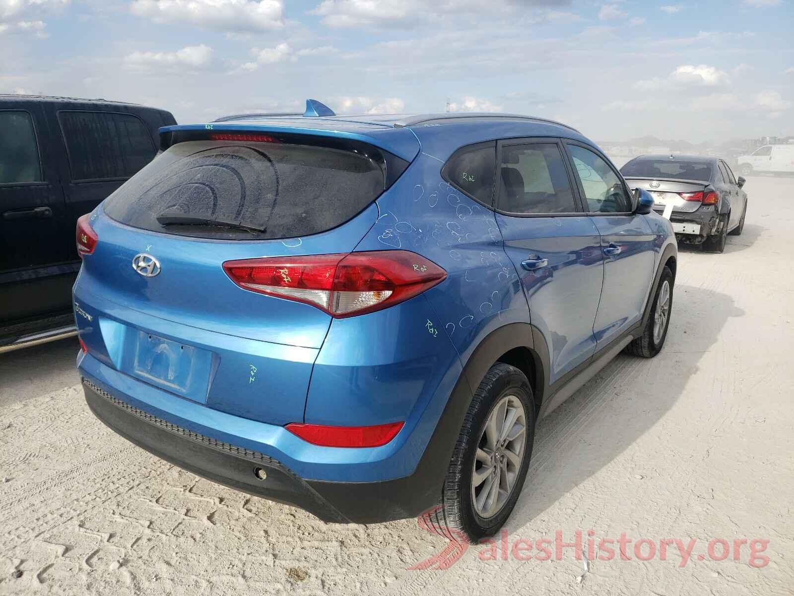 KM8J33A4XJU597677 2018 HYUNDAI TUCSON