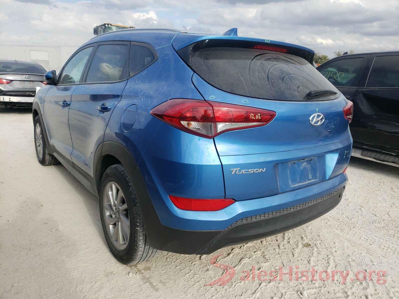 KM8J33A4XJU597677 2018 HYUNDAI TUCSON