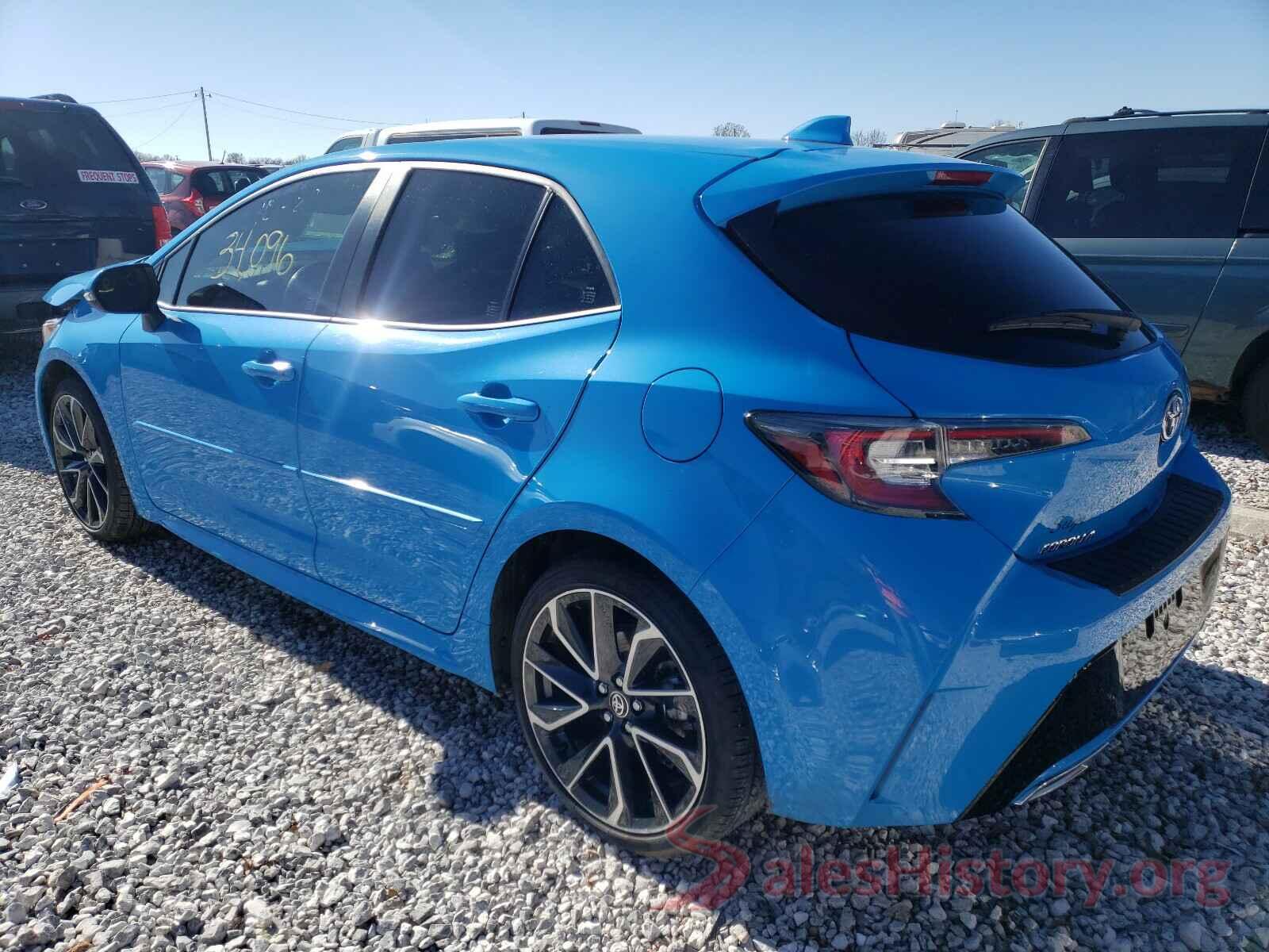 JTNK4RBE1K3038232 2019 TOYOTA COROLLA