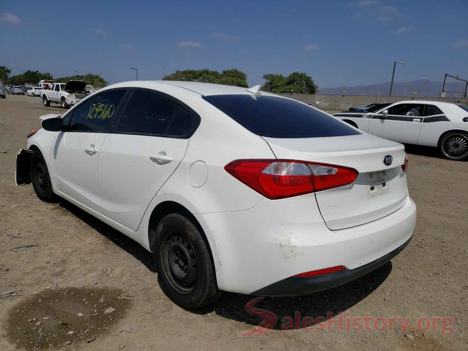 KNAFK4A60G5611154 2016 KIA FORTE