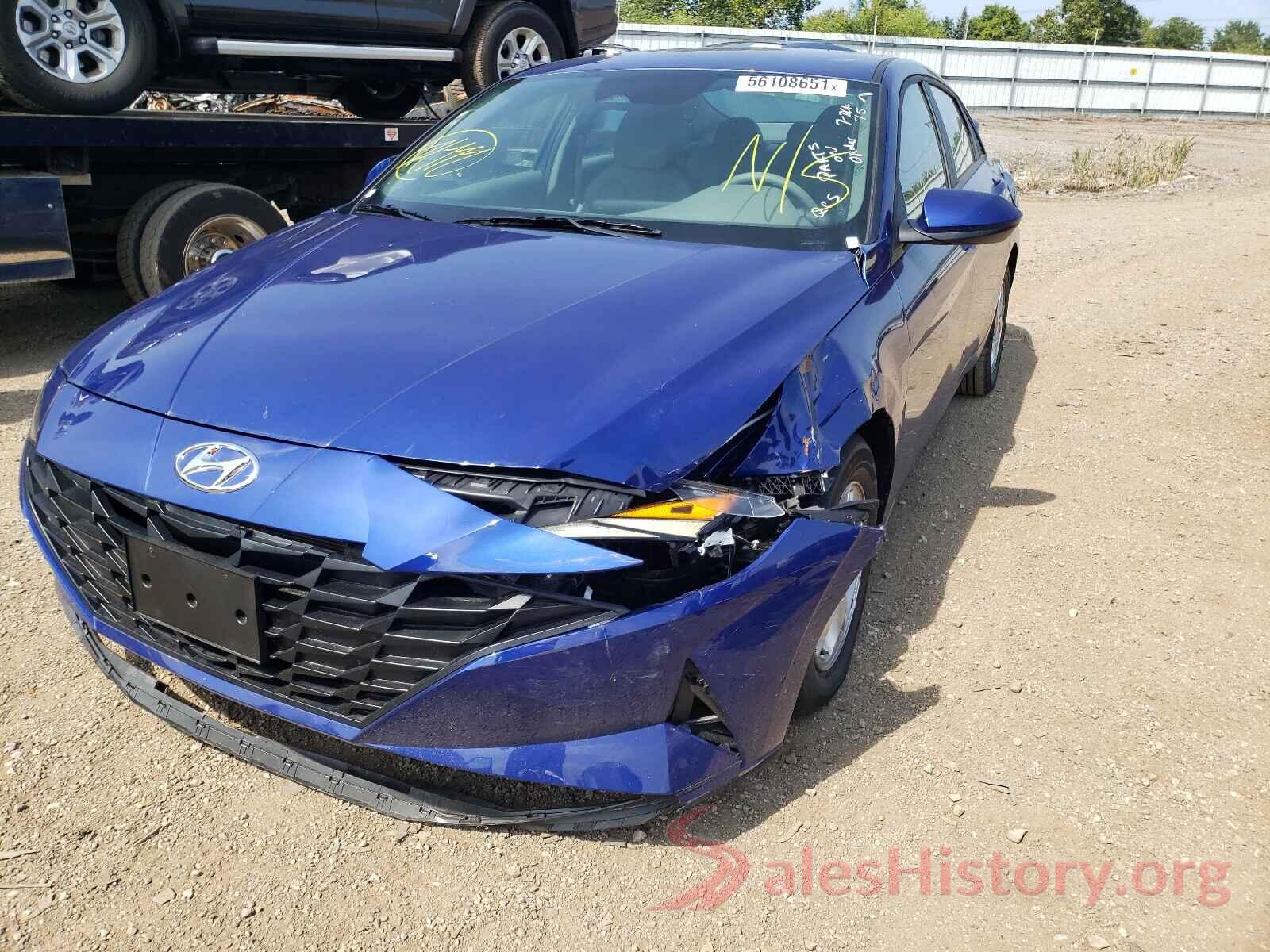 5NPLL4AG5MH045550 2021 HYUNDAI ELANTRA