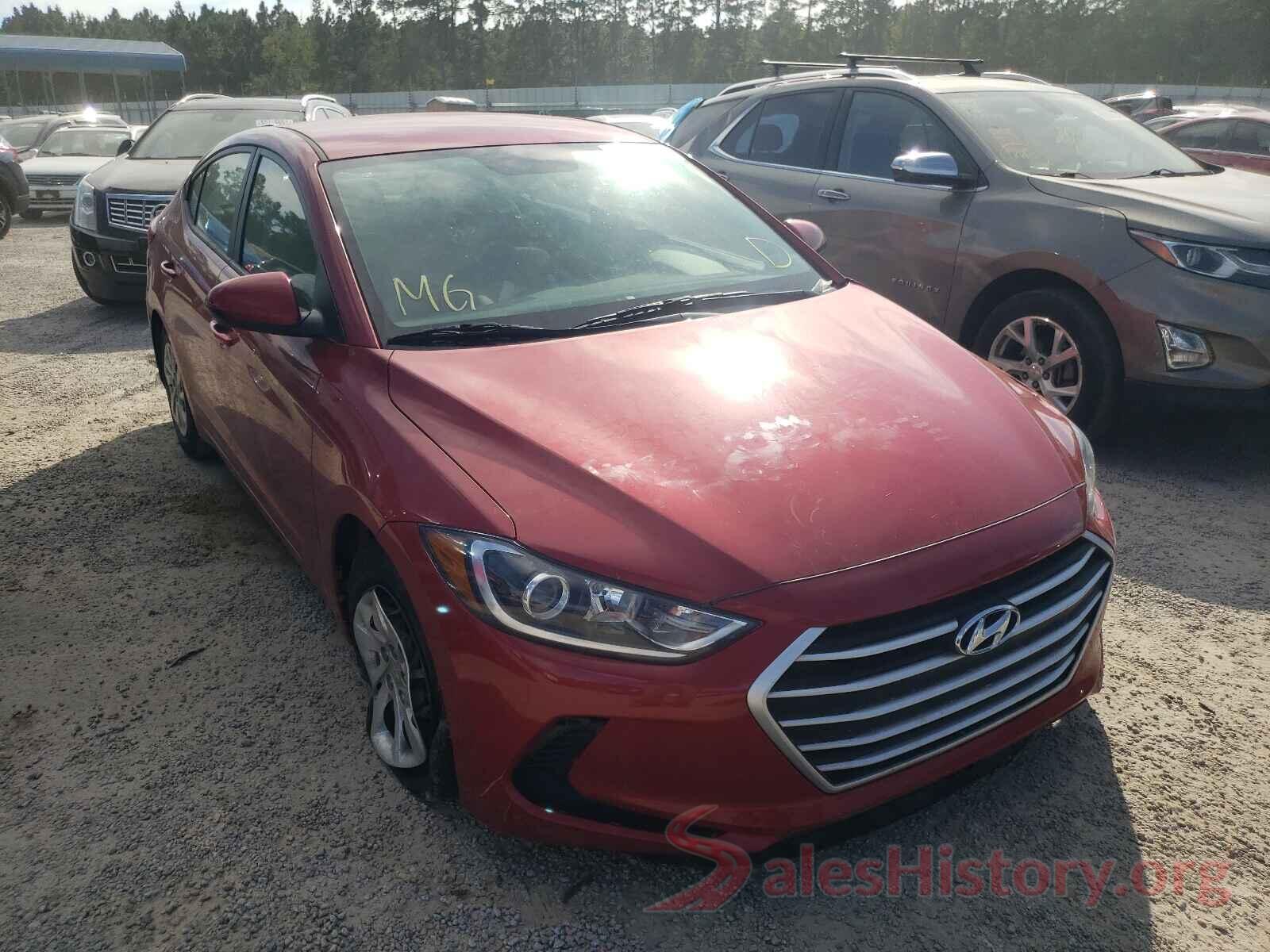 5NPD74LF4HH210880 2017 HYUNDAI ELANTRA