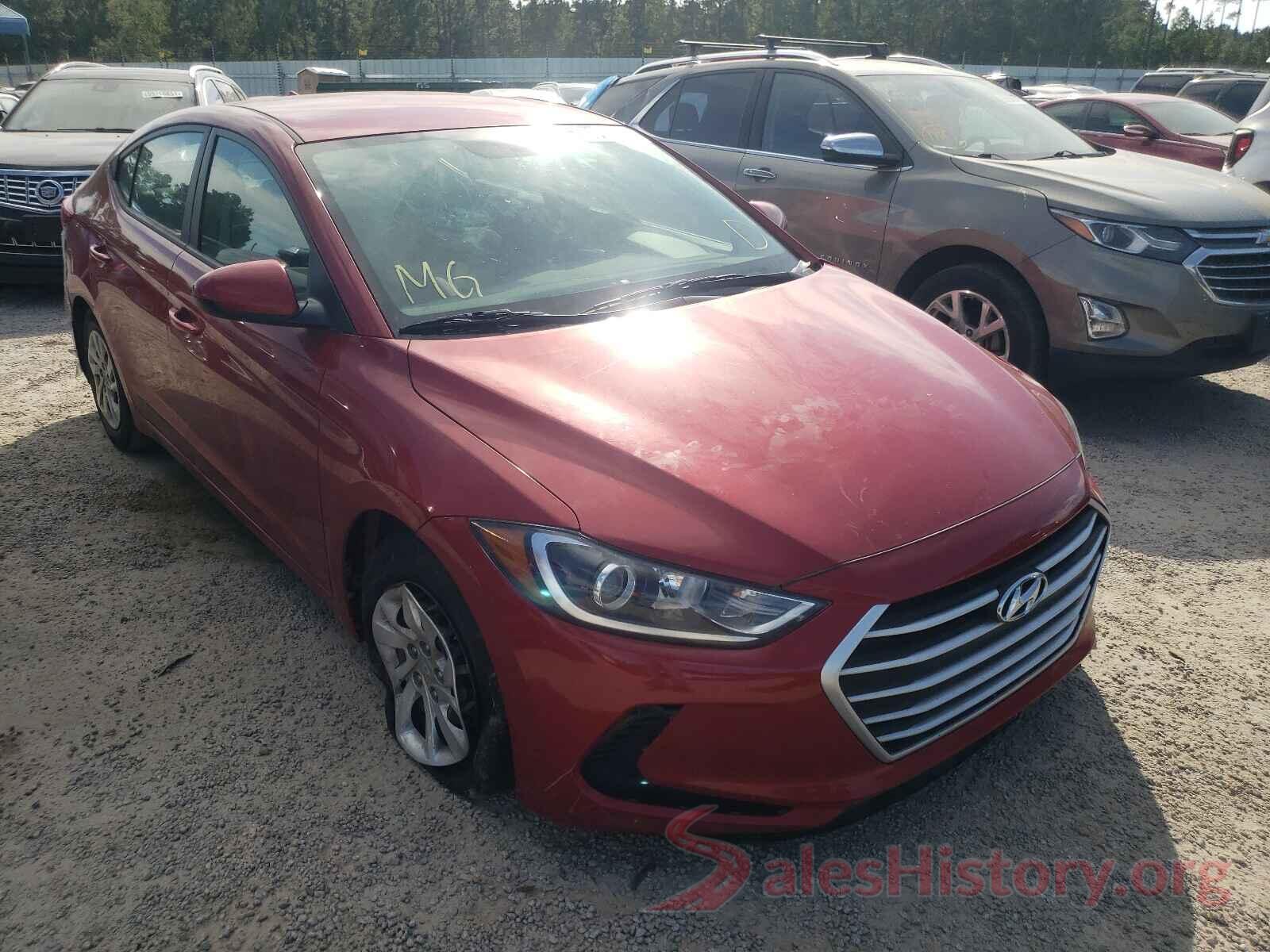 5NPD74LF4HH210880 2017 HYUNDAI ELANTRA