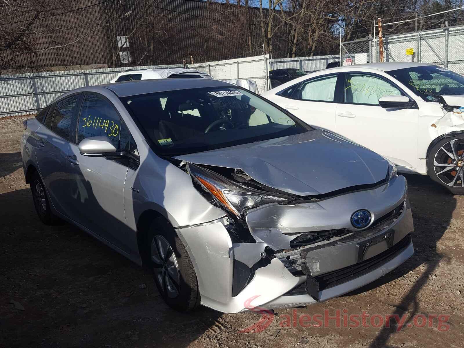 JTDKBRFU2H3573574 2017 TOYOTA PRIUS