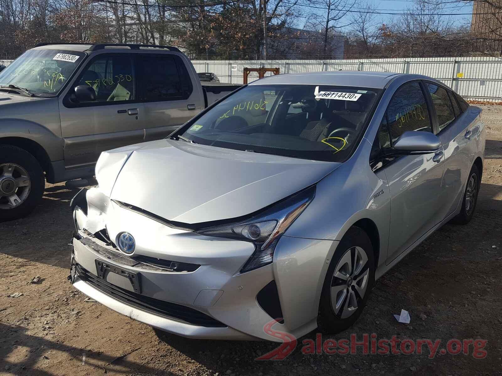 JTDKBRFU2H3573574 2017 TOYOTA PRIUS