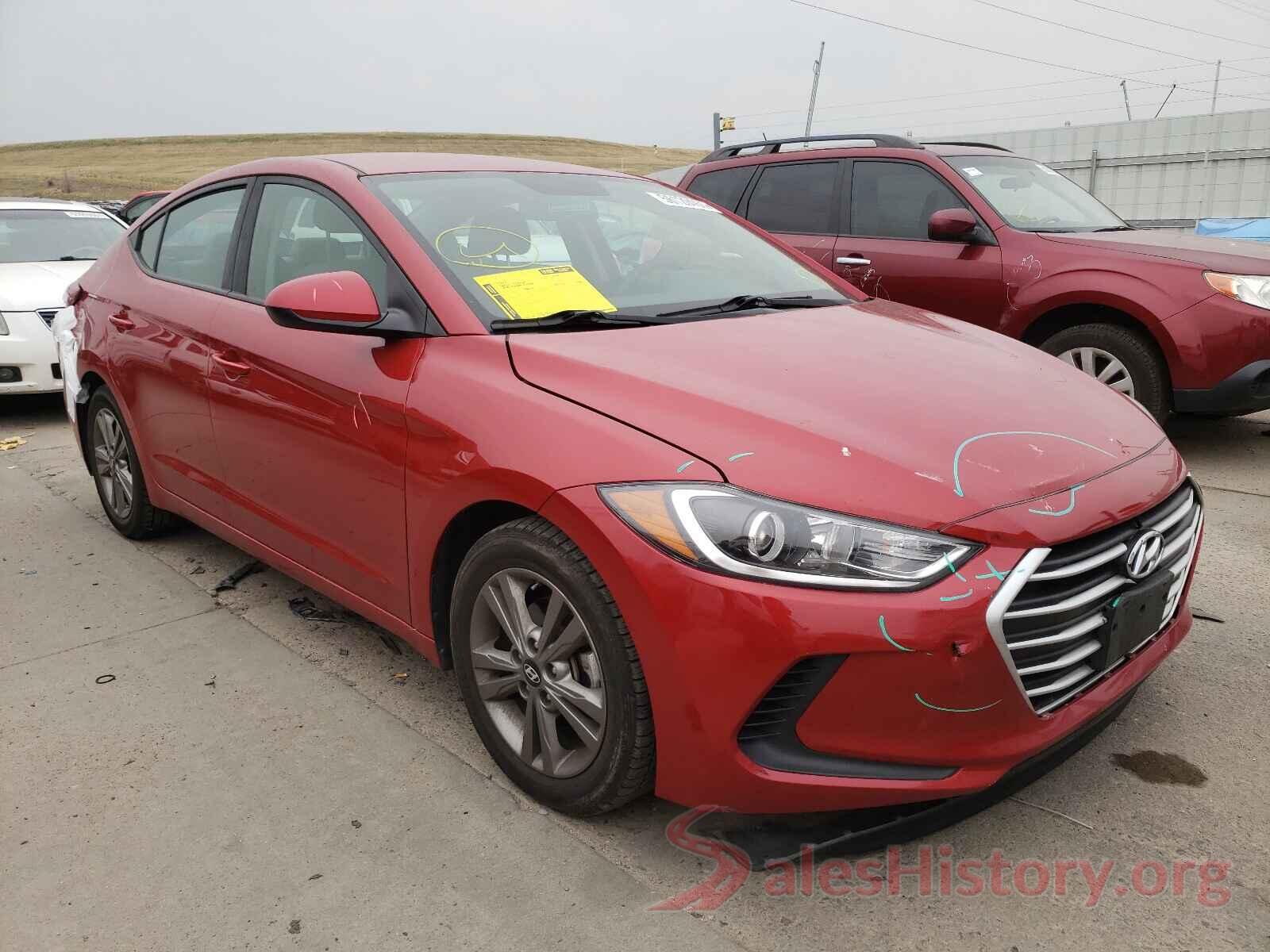 5NPD84LF8JH300021 2018 HYUNDAI ELANTRA