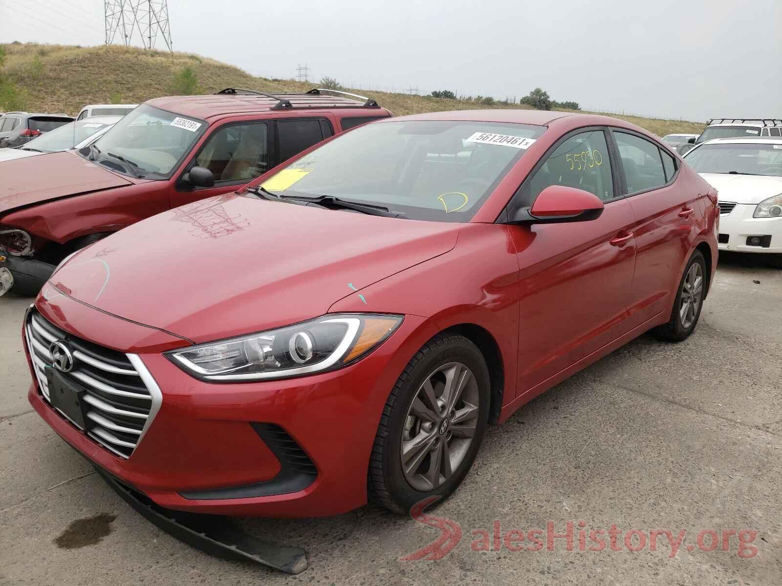 5NPD84LF8JH300021 2018 HYUNDAI ELANTRA