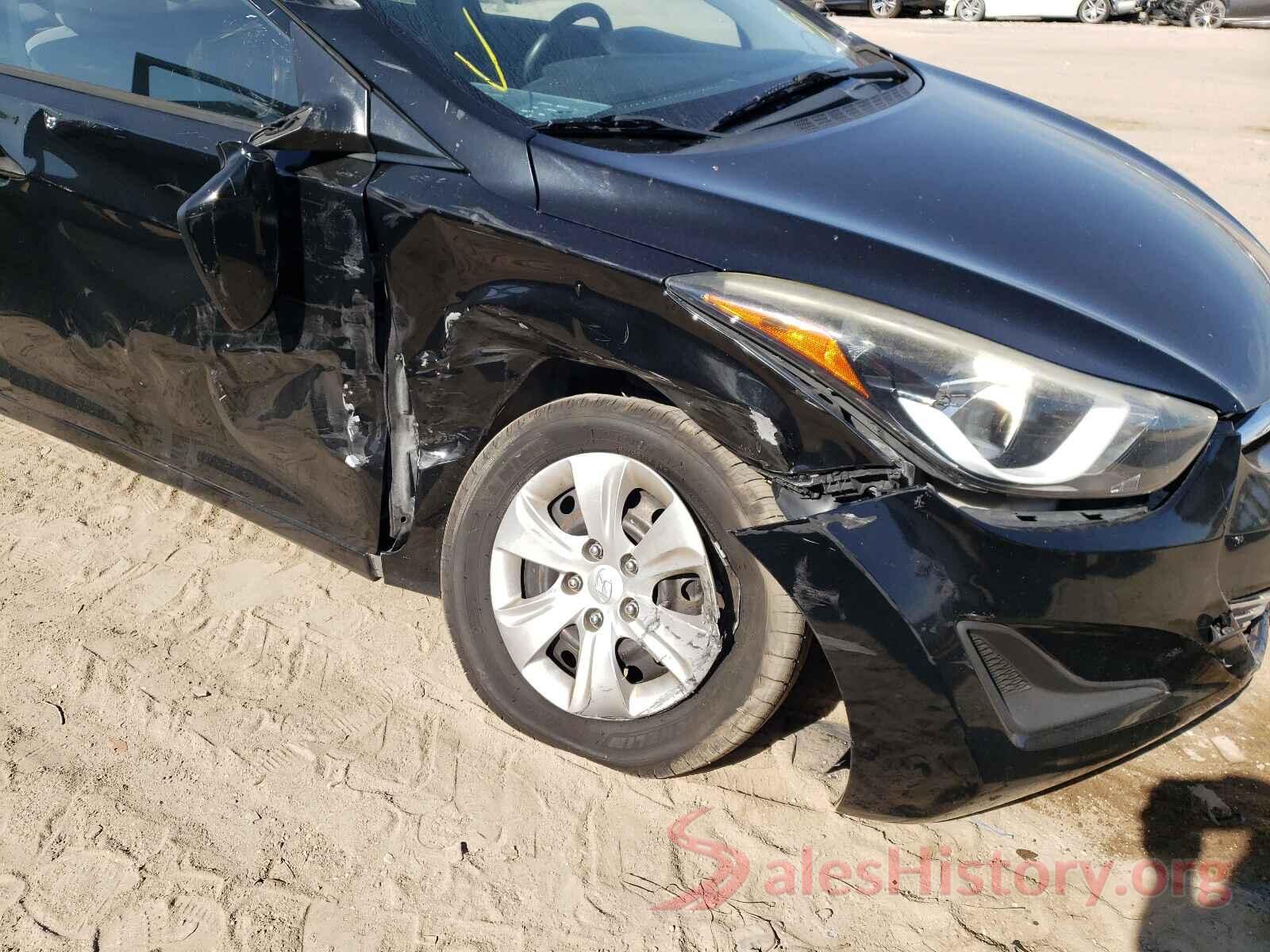 KMHDH4AE8GU481027 2016 HYUNDAI ELANTRA