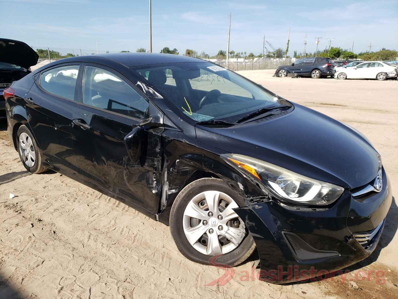 KMHDH4AE8GU481027 2016 HYUNDAI ELANTRA