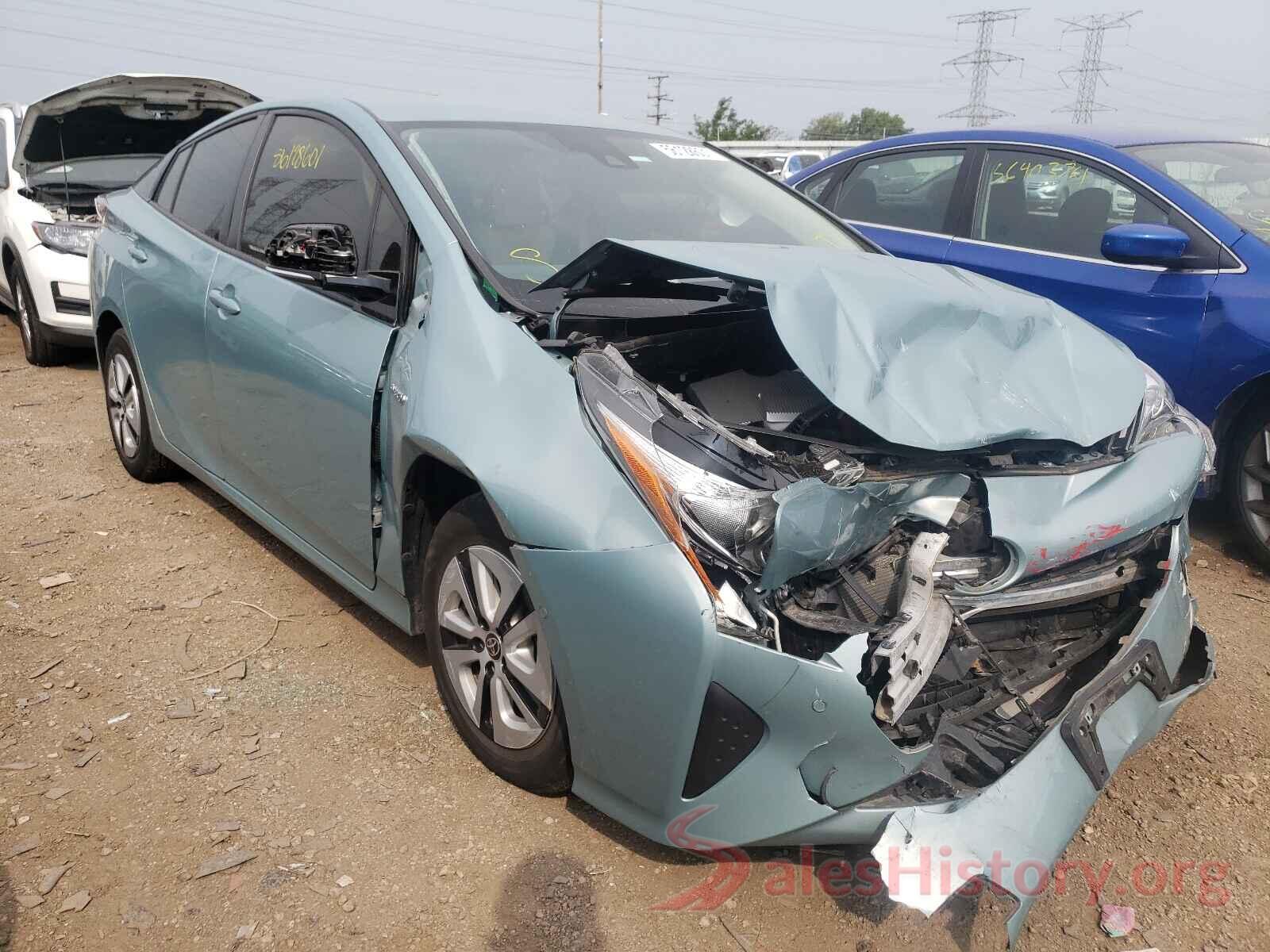 JTDKBRFU8J3065597 2018 TOYOTA PRIUS