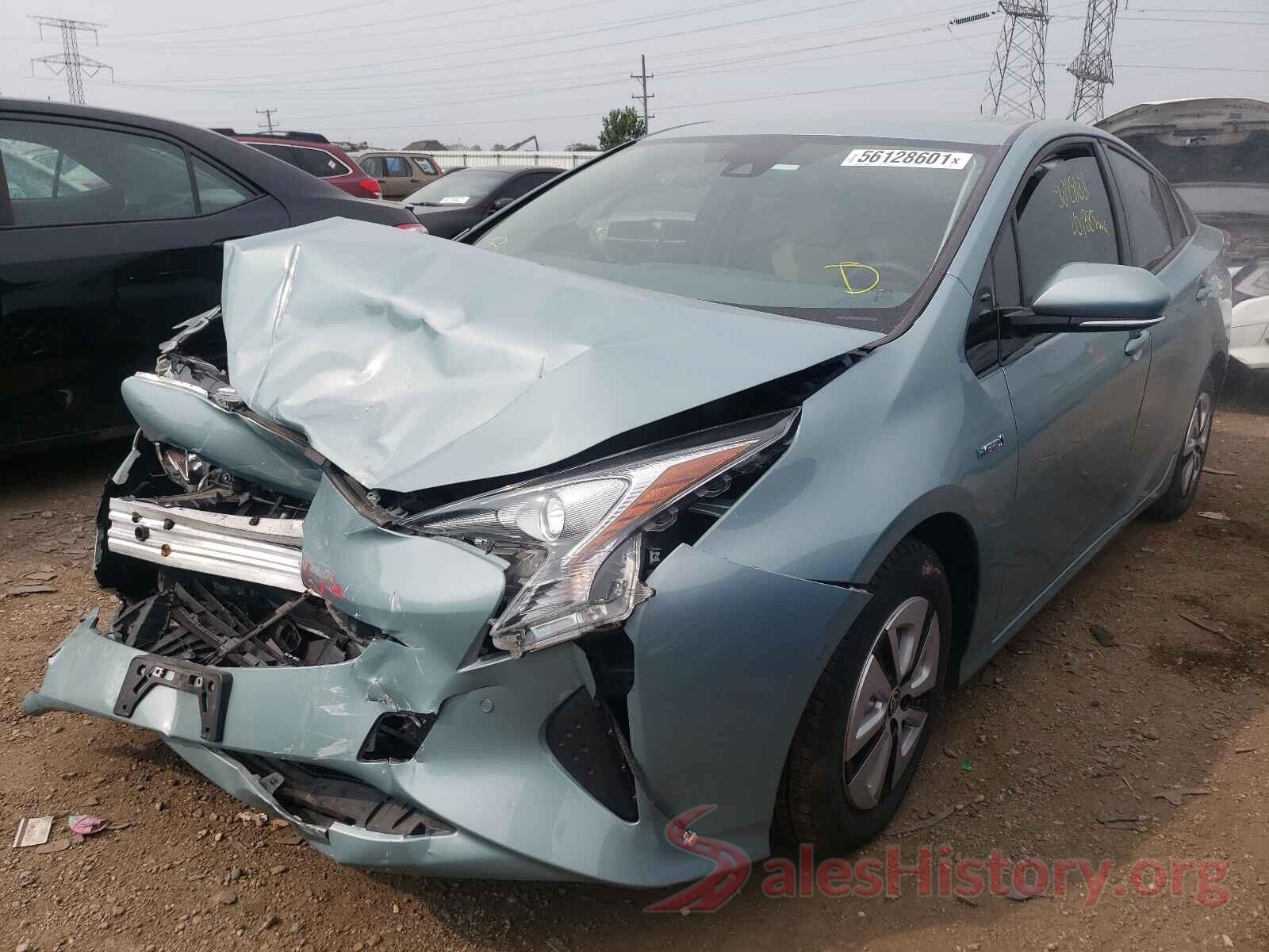 JTDKBRFU8J3065597 2018 TOYOTA PRIUS