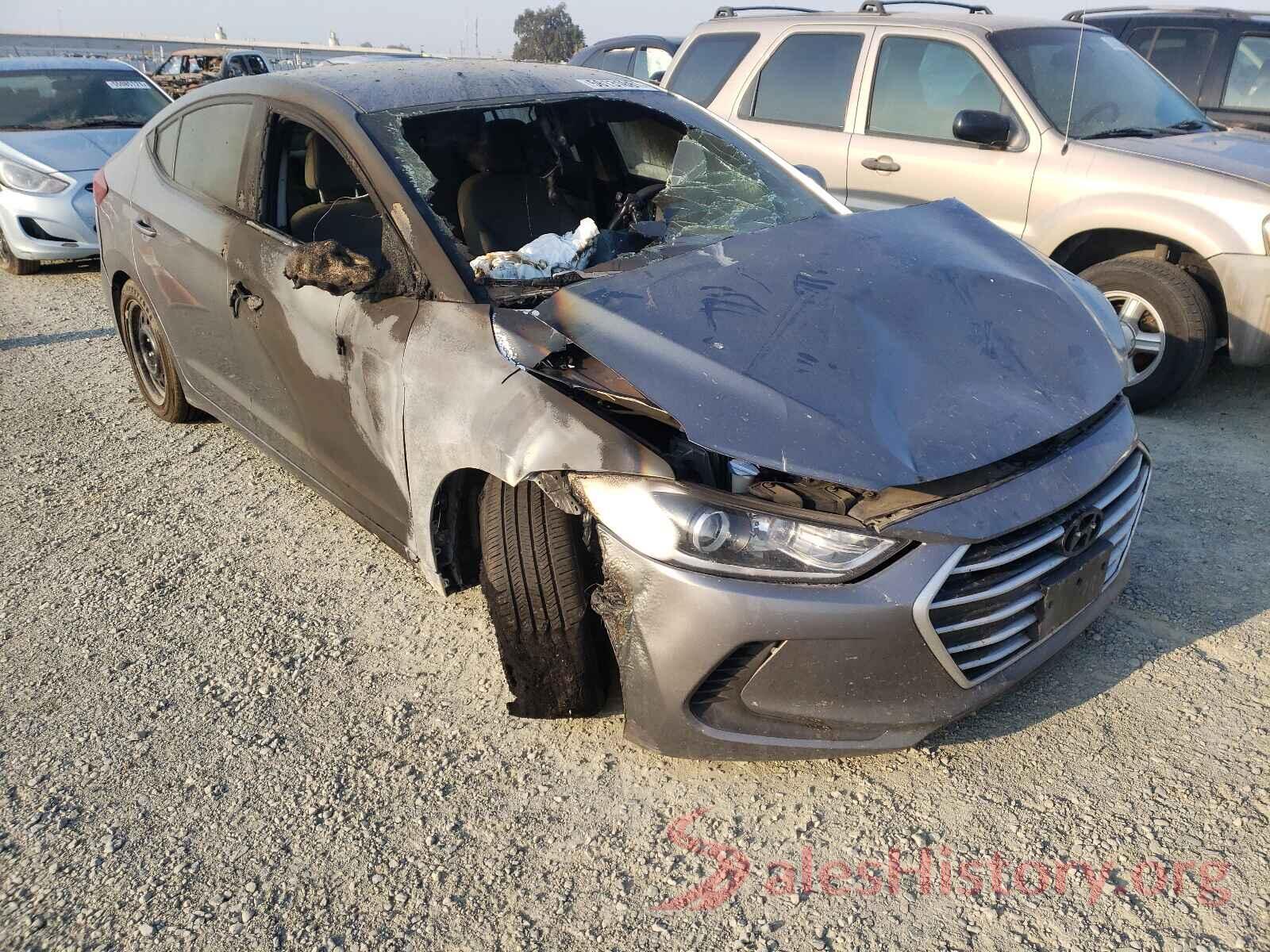 5NPD84LF3JH291812 2018 HYUNDAI ELANTRA