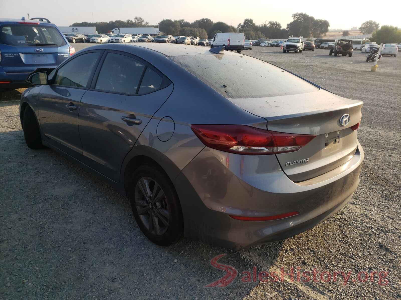 5NPD84LF3JH291812 2018 HYUNDAI ELANTRA