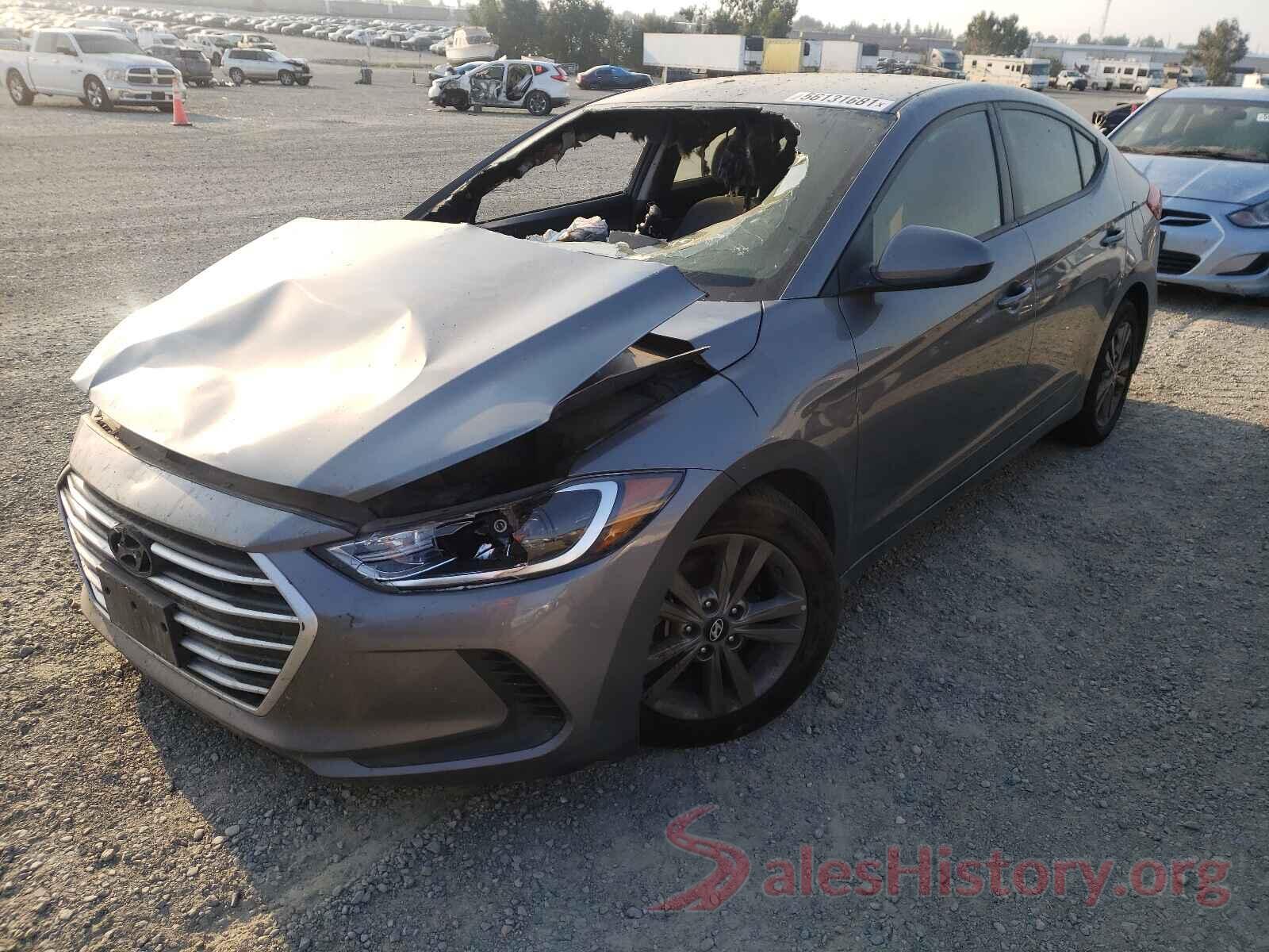 5NPD84LF3JH291812 2018 HYUNDAI ELANTRA