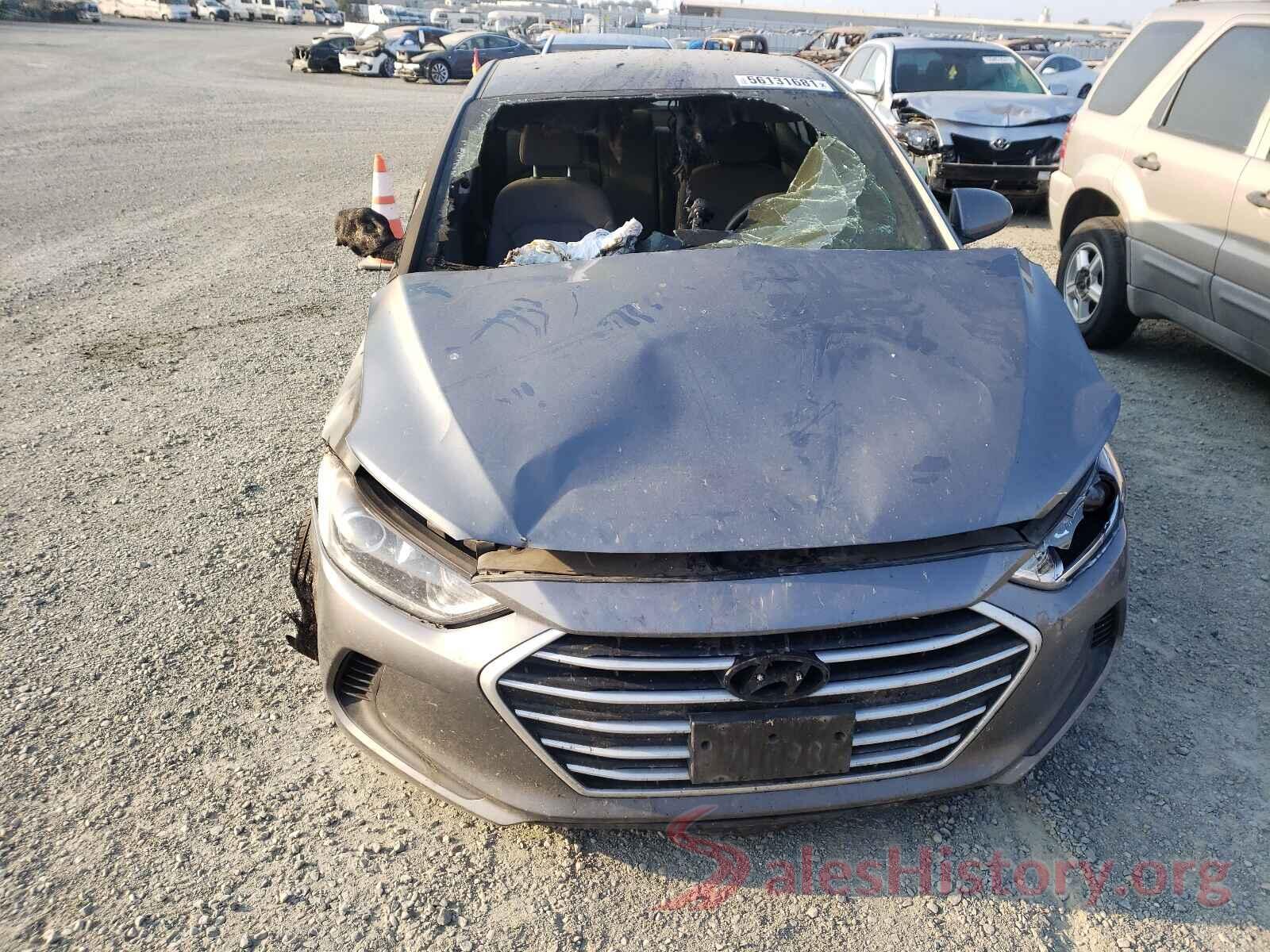 5NPD84LF3JH291812 2018 HYUNDAI ELANTRA