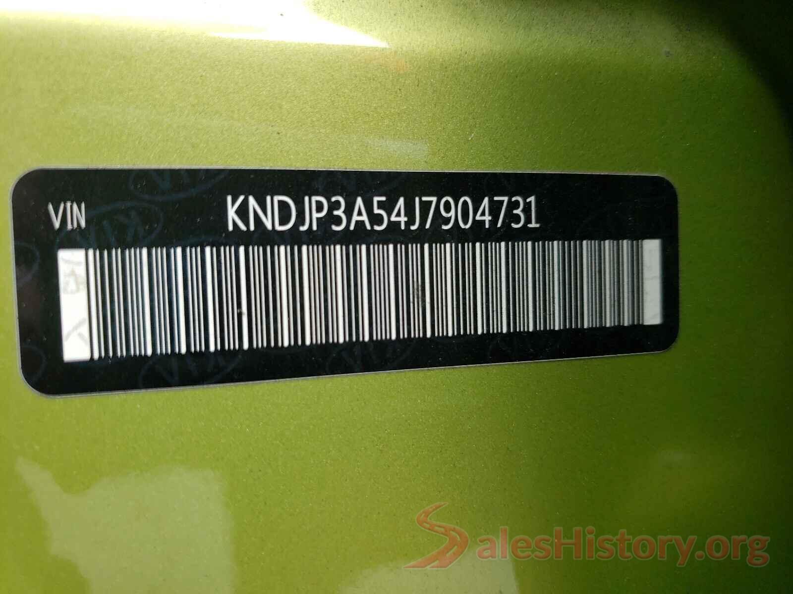 KNDJP3A54J7904731 2018 KIA SOUL