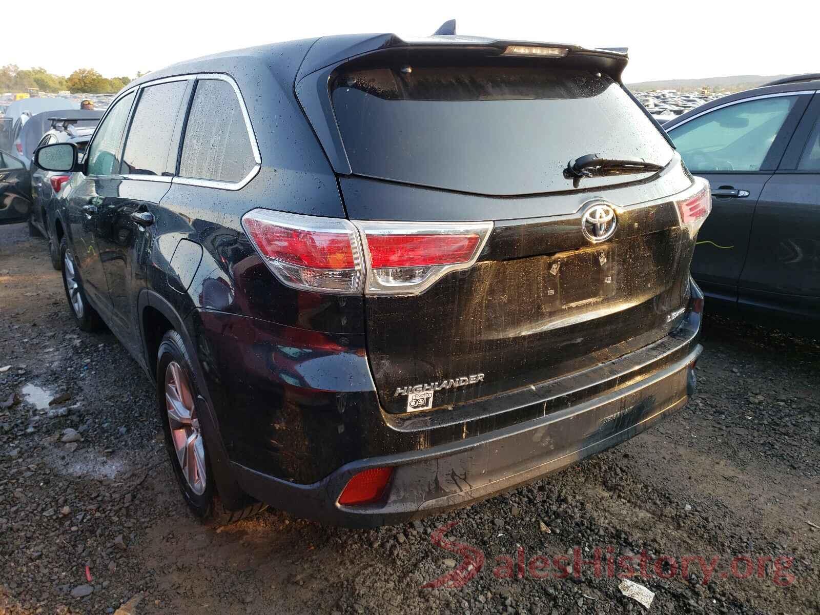 5TDBKRFH2GS301980 2016 TOYOTA HIGHLANDER