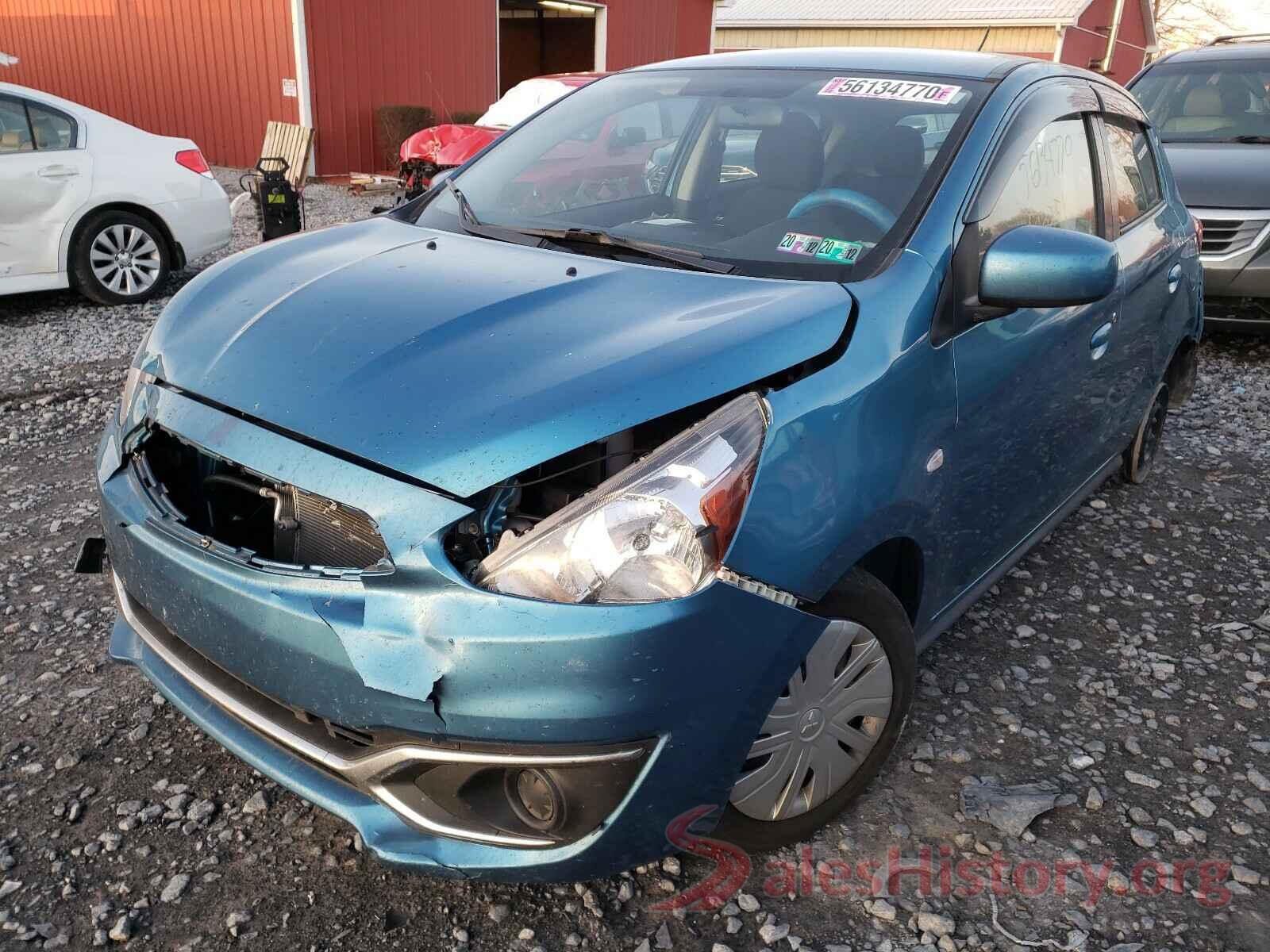 ML32A3HJXJH003739 2018 MITSUBISHI MIRAGE