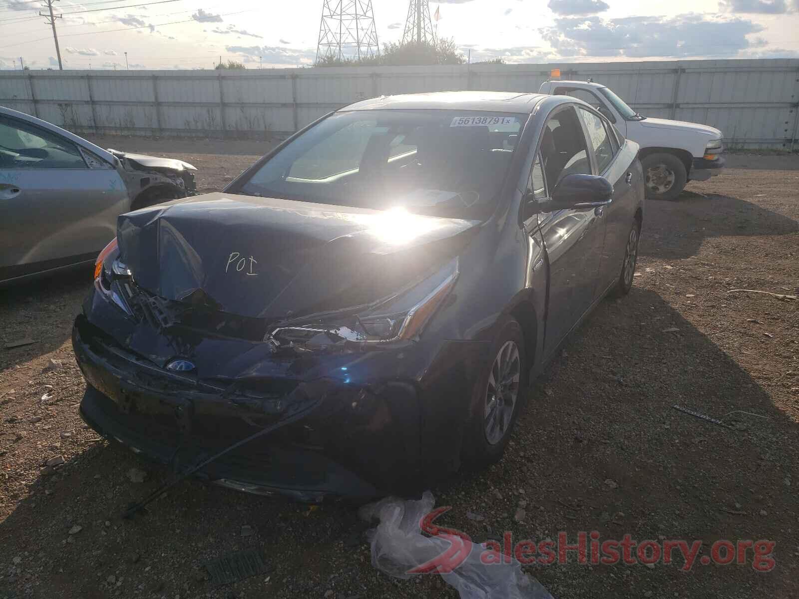 JTDKARFU5K3093040 2019 TOYOTA PRIUS