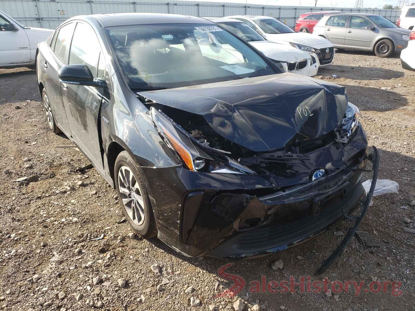 JTDKARFU5K3093040 2019 TOYOTA PRIUS