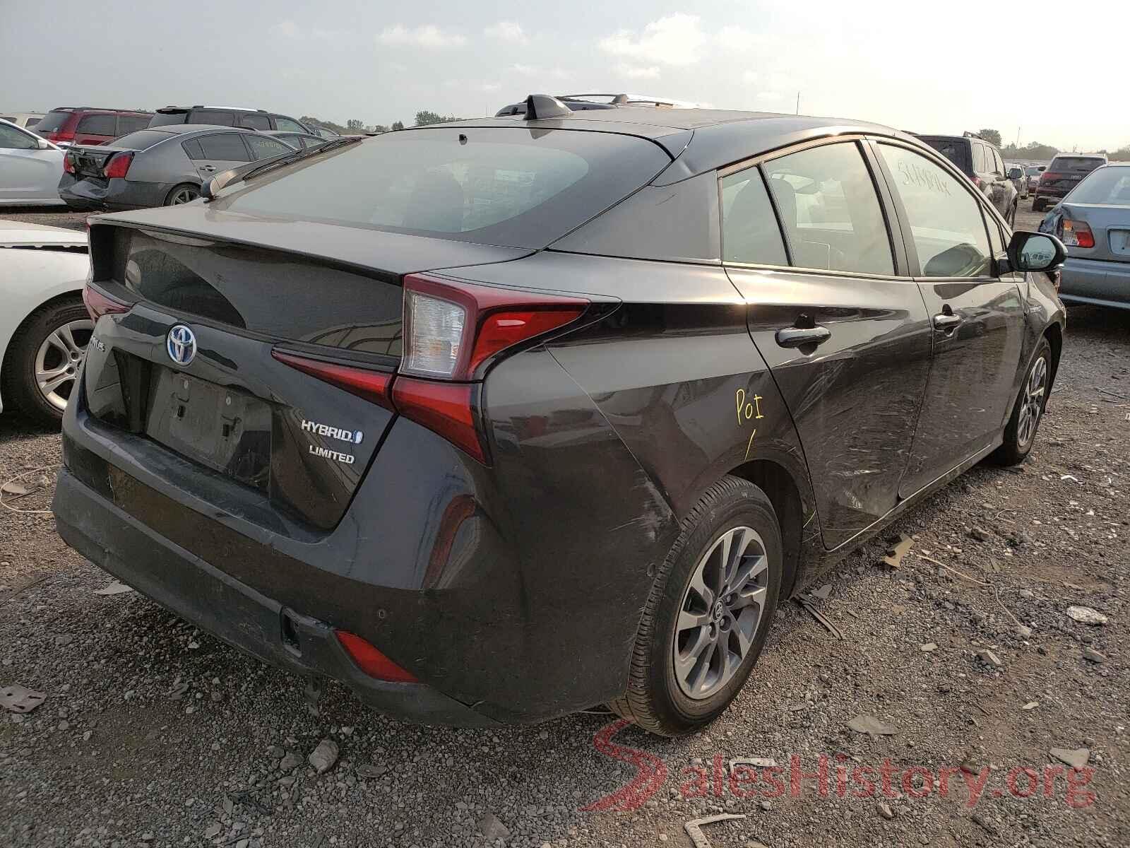 JTDKARFU5K3093040 2019 TOYOTA PRIUS