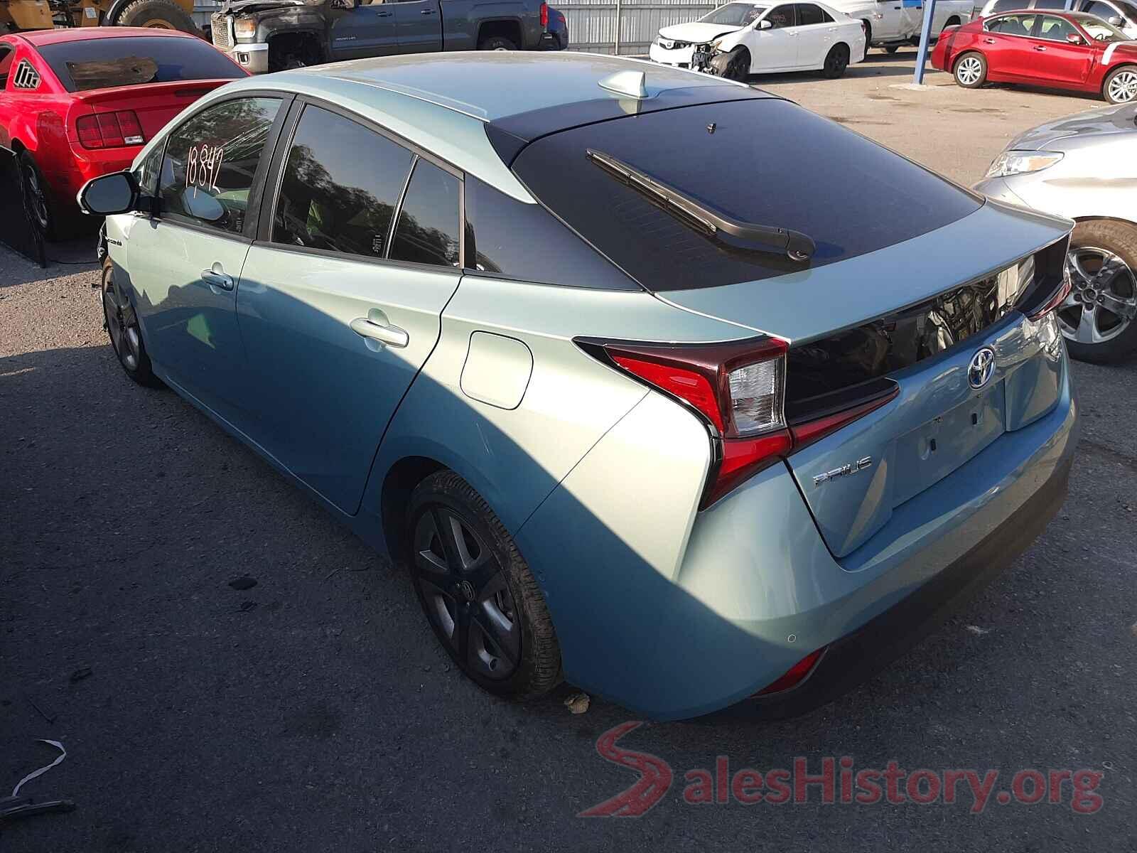 JTDKARFU6K3093208 2019 TOYOTA PRIUS