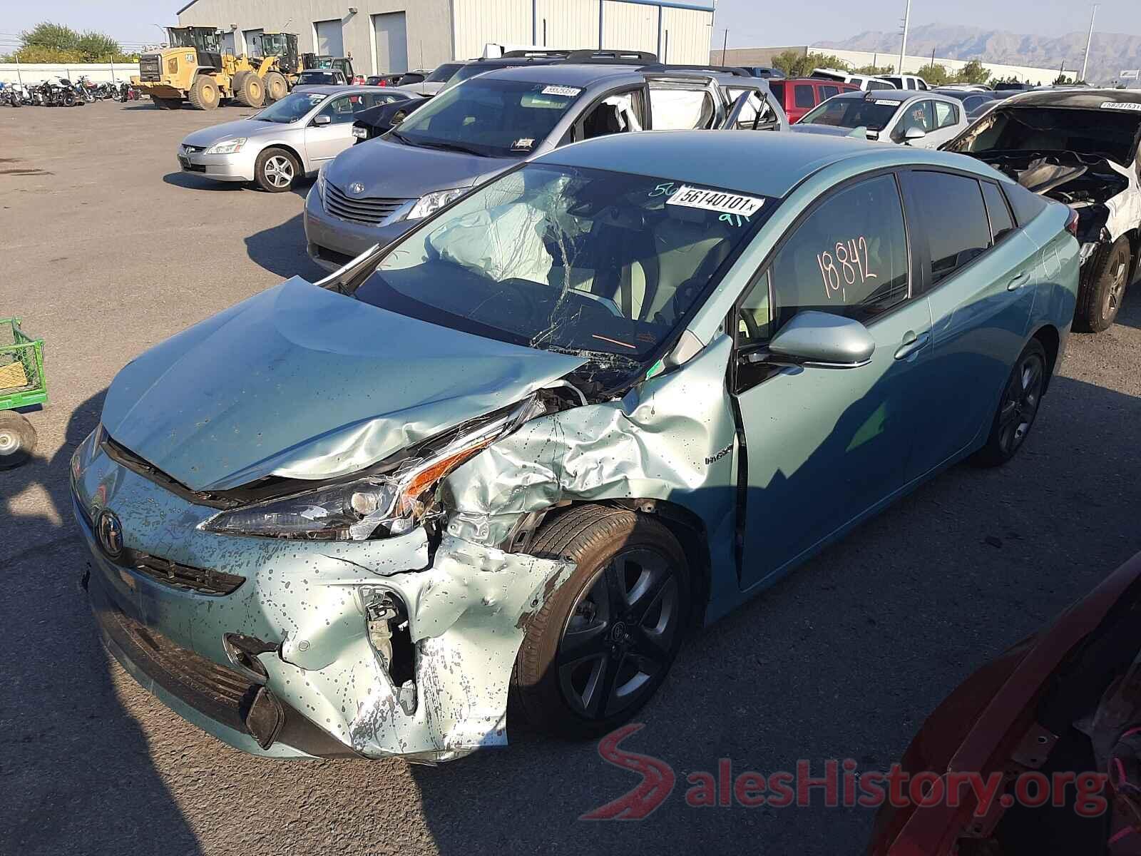 JTDKARFU6K3093208 2019 TOYOTA PRIUS