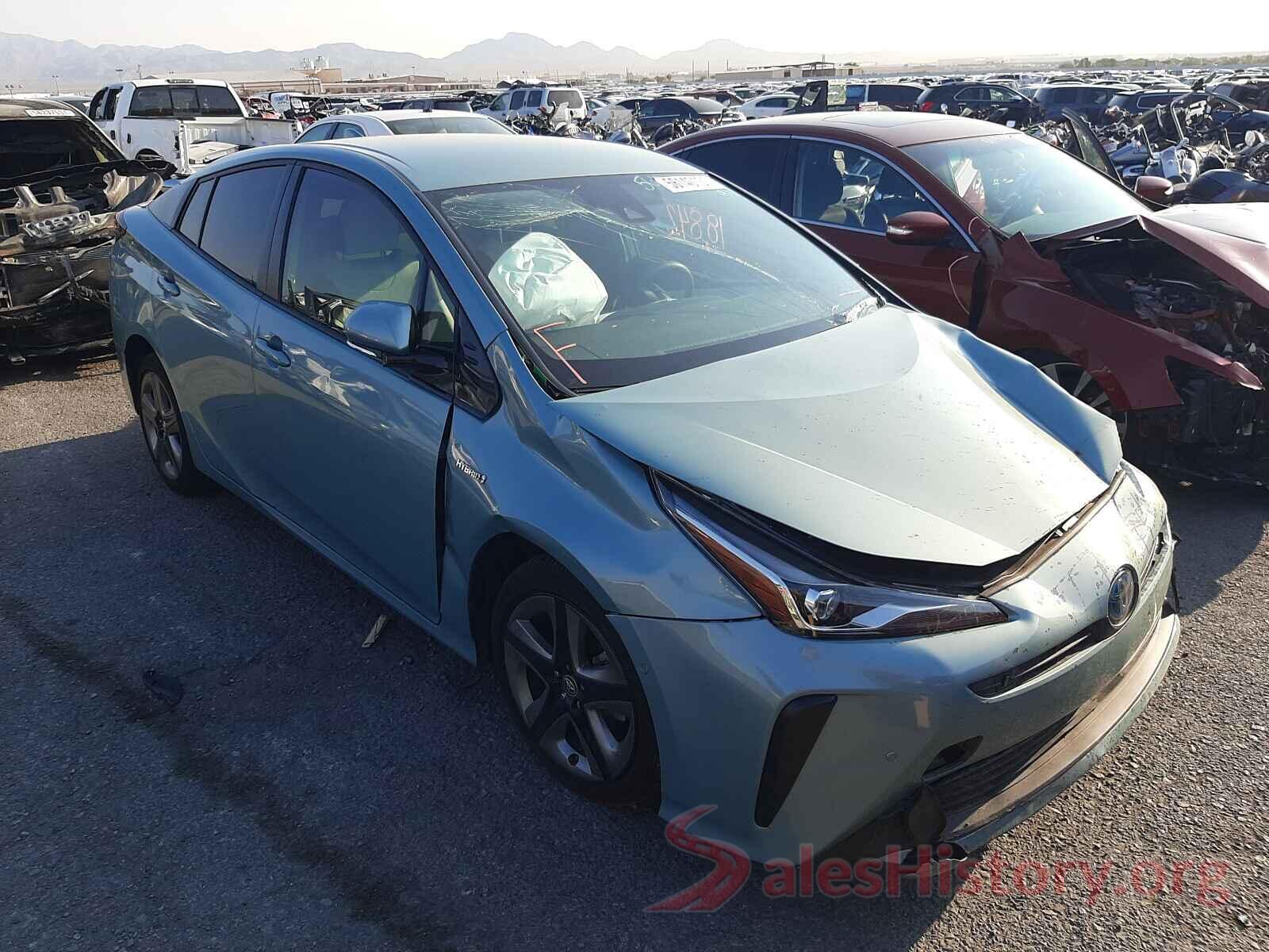 JTDKARFU6K3093208 2019 TOYOTA PRIUS