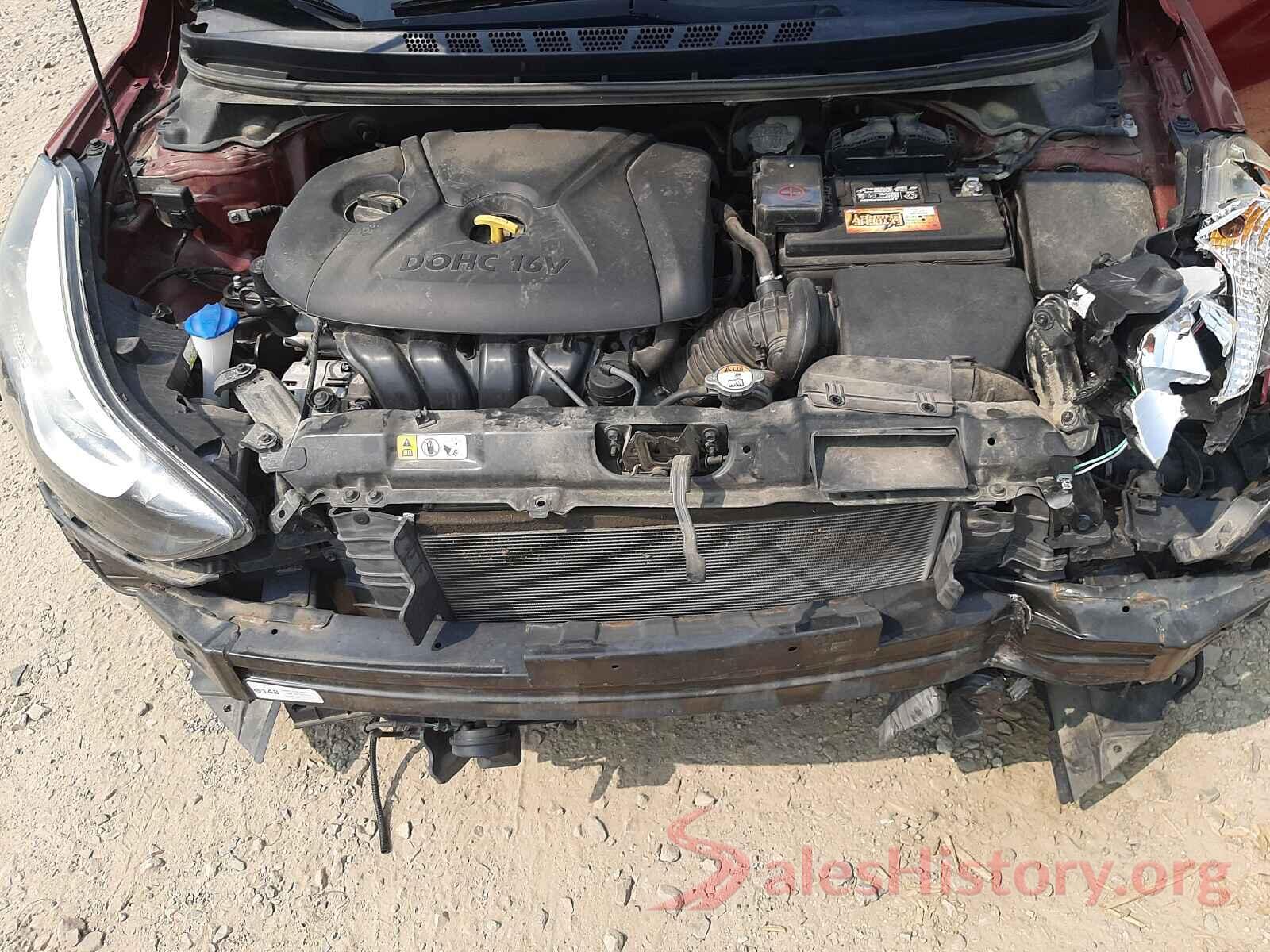 5NPDH4AE0GH751110 2016 HYUNDAI ELANTRA