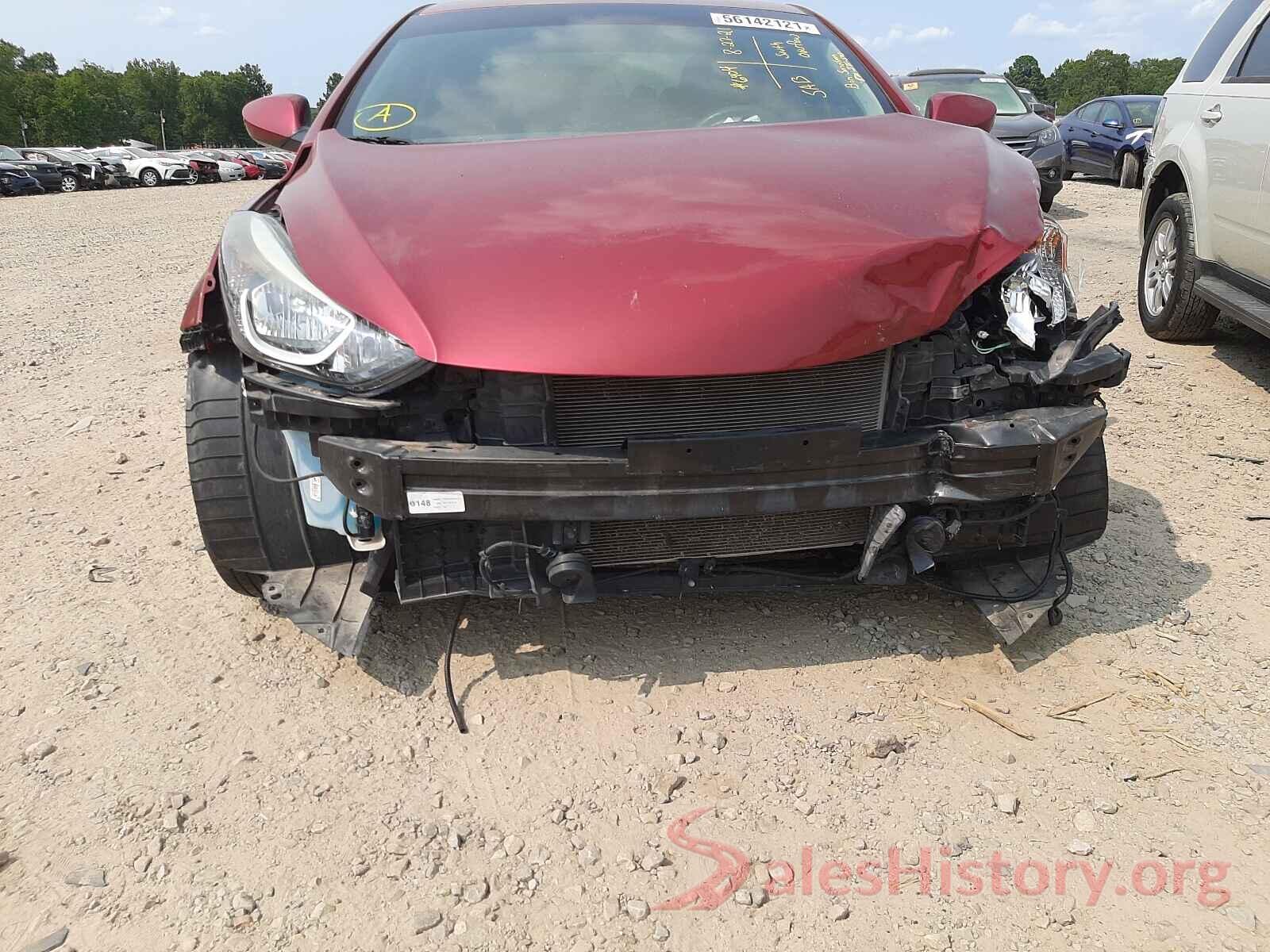 5NPDH4AE0GH751110 2016 HYUNDAI ELANTRA