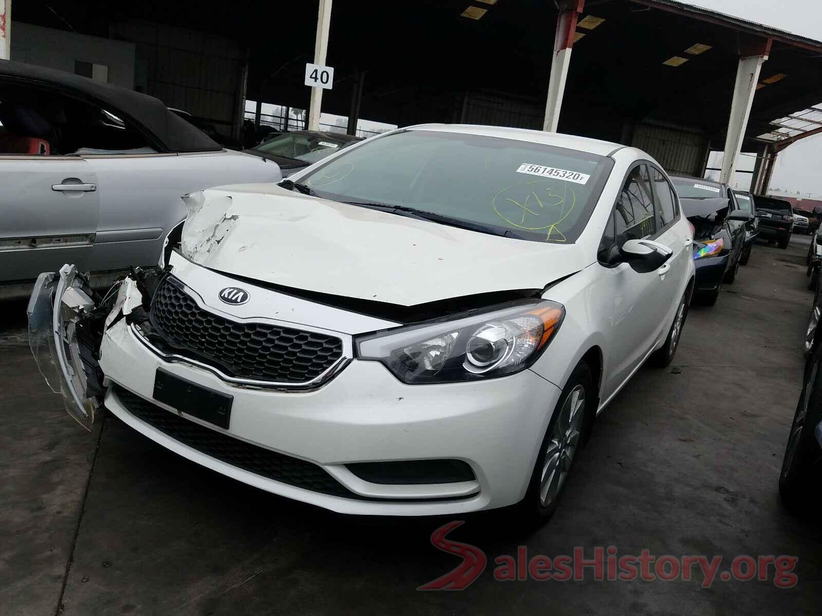 KNAFX4A69G5519347 2016 KIA FORTE