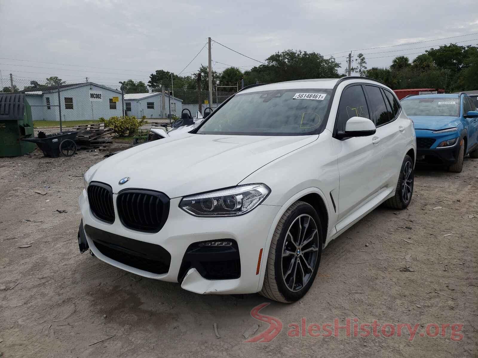 5UXTY3C08M9F93810 2021 BMW X3