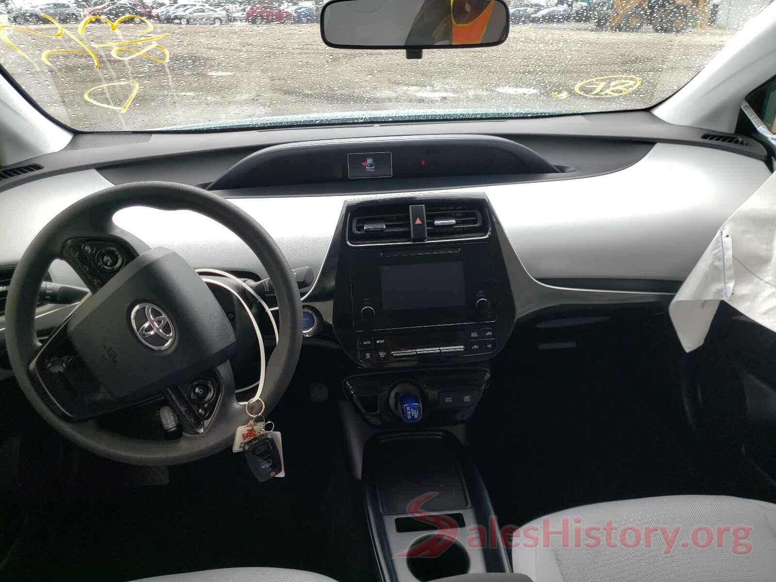 JTDKARFU7K3082623 2019 TOYOTA PRIUS