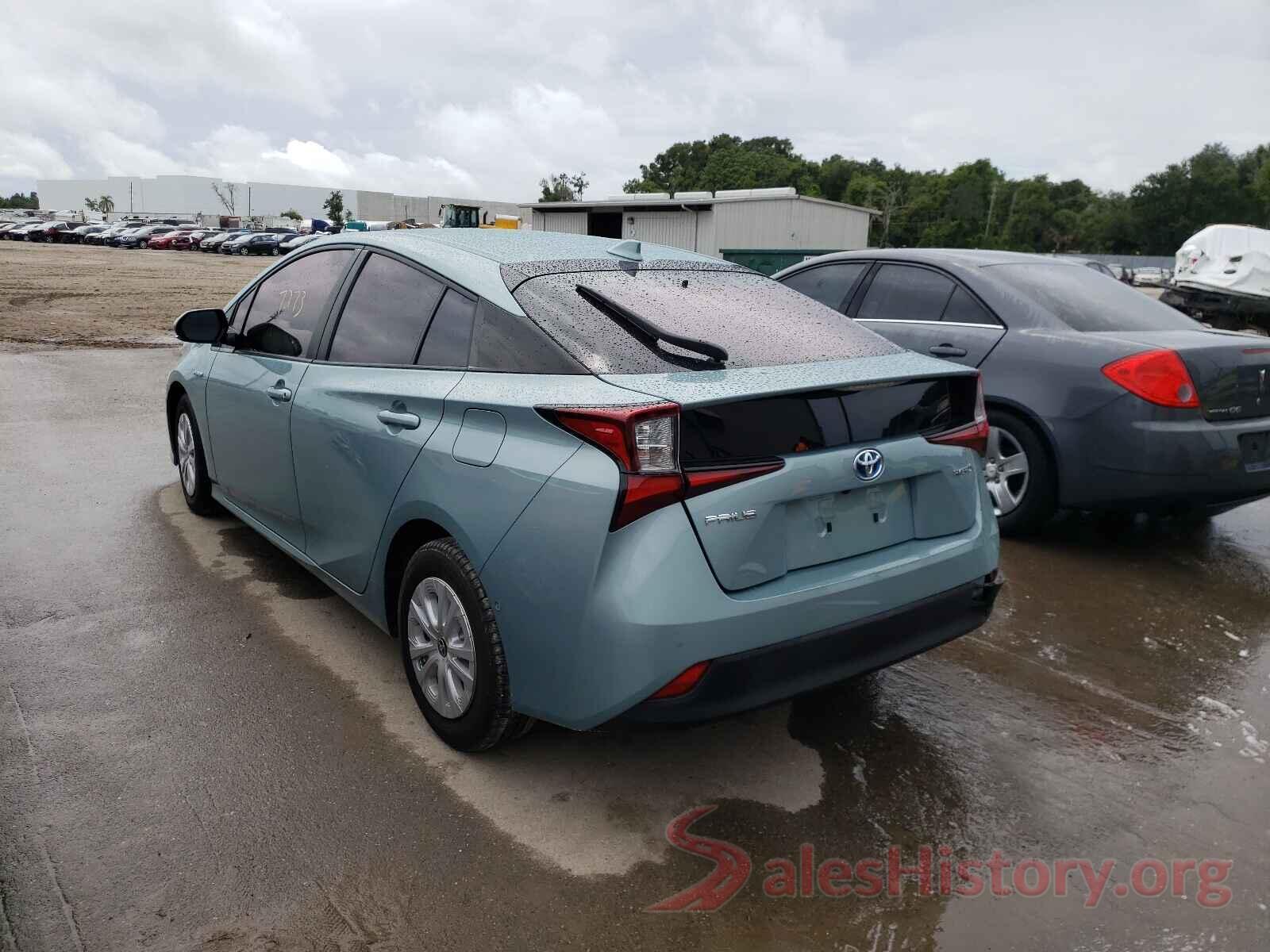 JTDKARFU7K3082623 2019 TOYOTA PRIUS