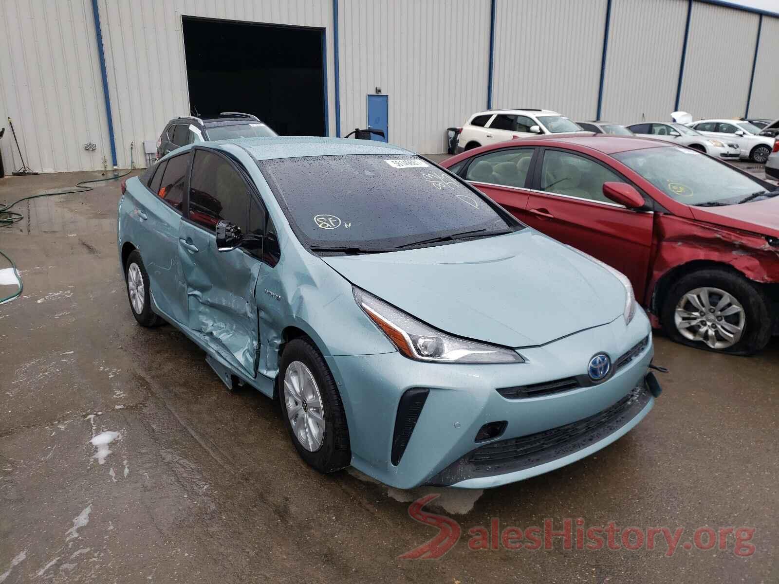 JTDKARFU7K3082623 2019 TOYOTA PRIUS