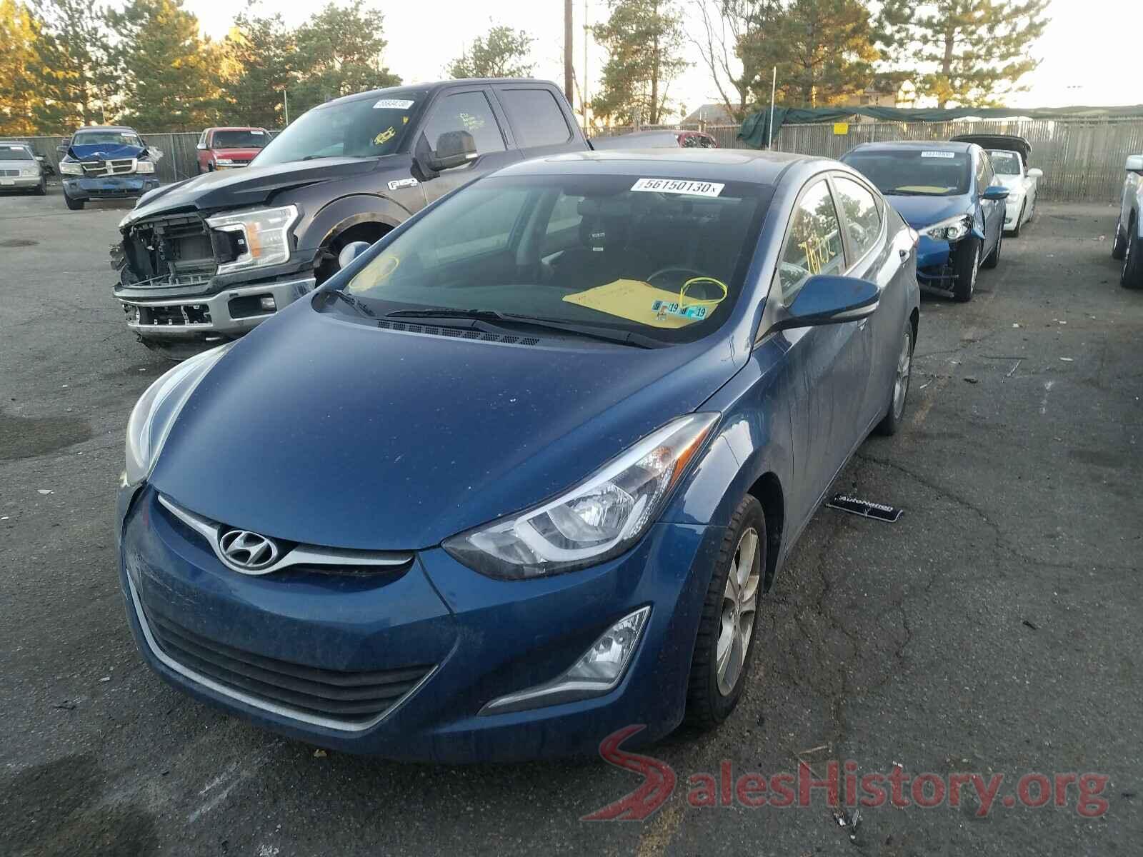 KMHDH4AE3GU599812 2016 HYUNDAI ELANTRA