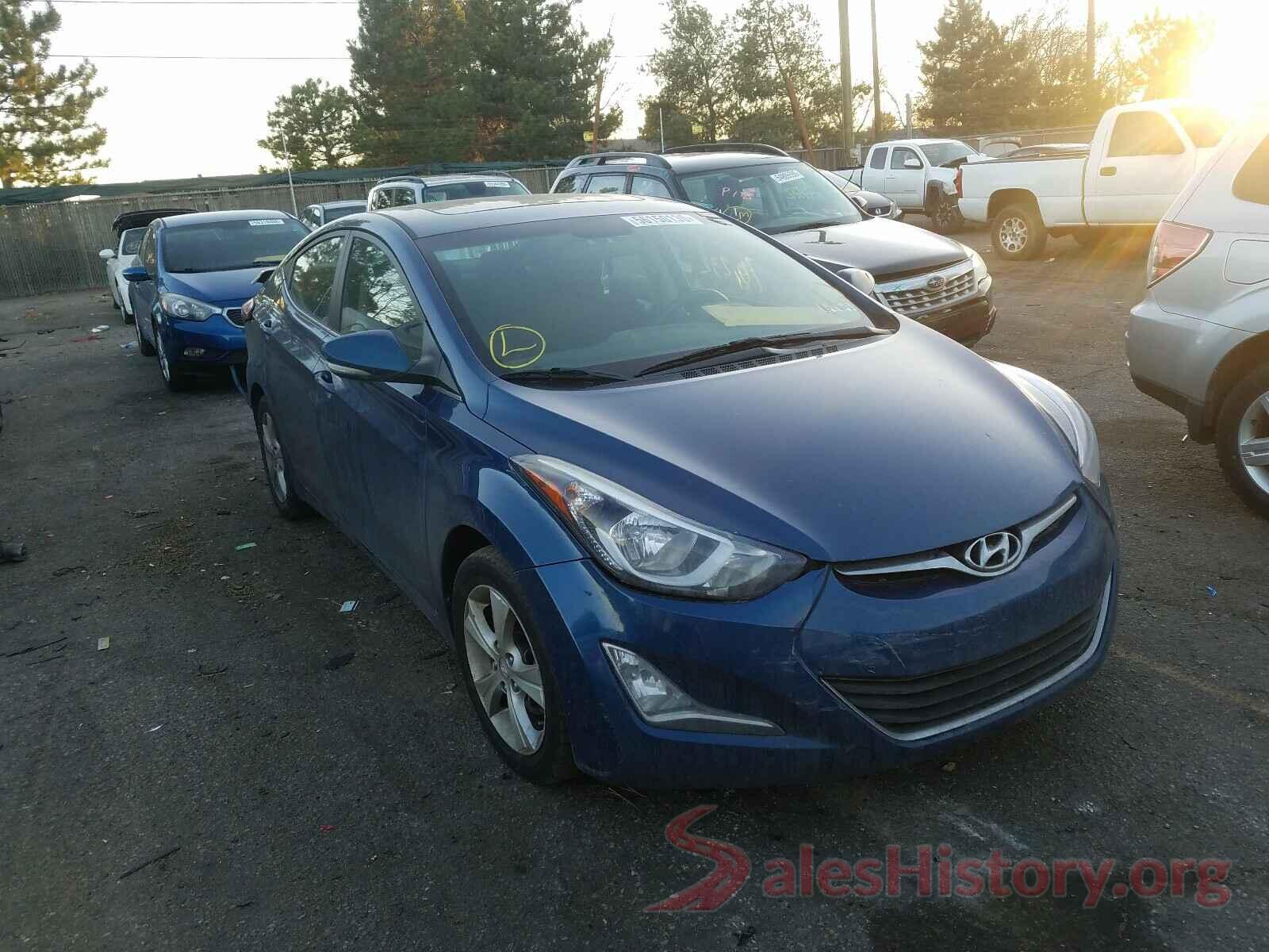 KMHDH4AE3GU599812 2016 HYUNDAI ELANTRA