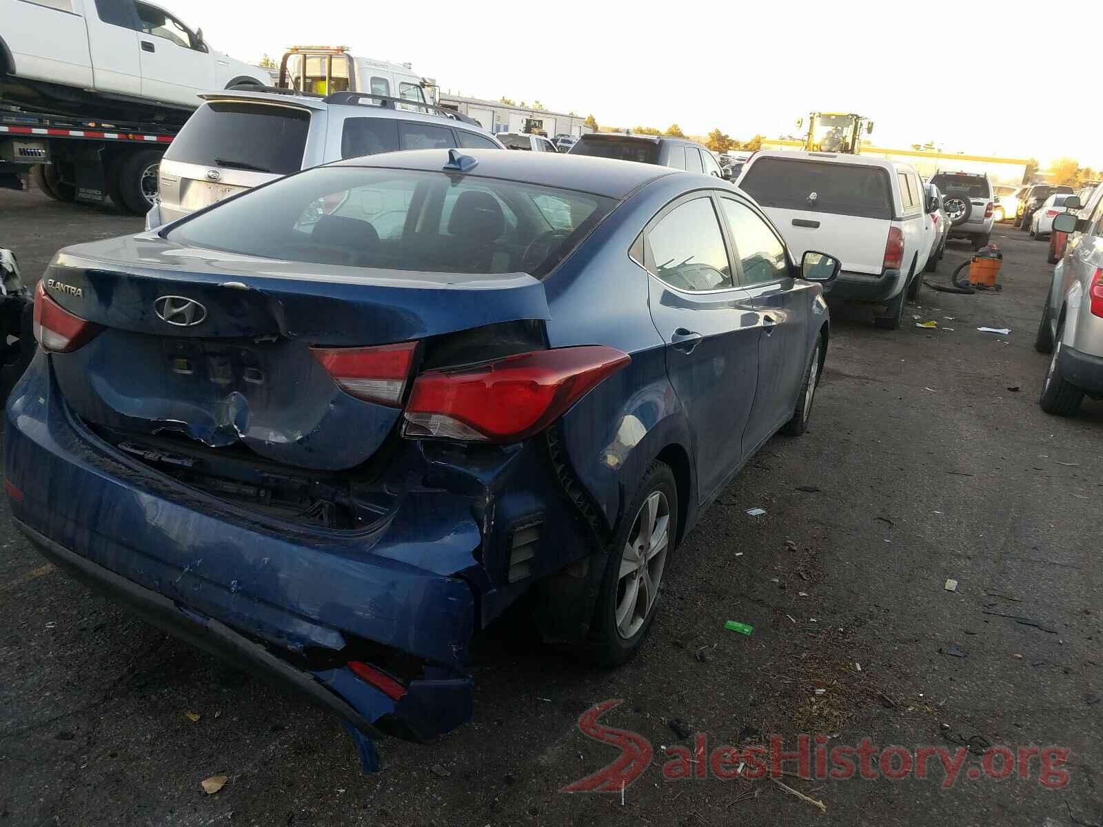 KMHDH4AE3GU599812 2016 HYUNDAI ELANTRA