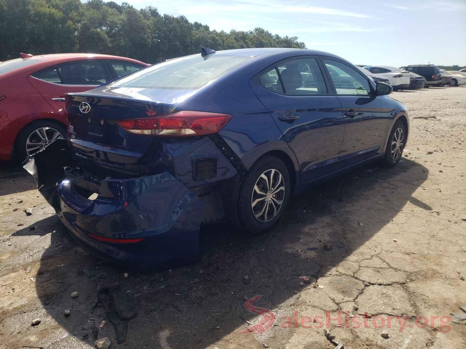 5NPD74LF7HH166700 2017 HYUNDAI ELANTRA