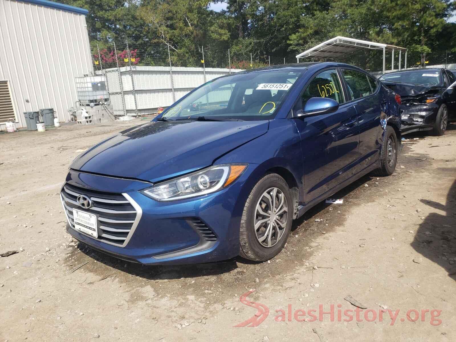 5NPD74LF7HH166700 2017 HYUNDAI ELANTRA