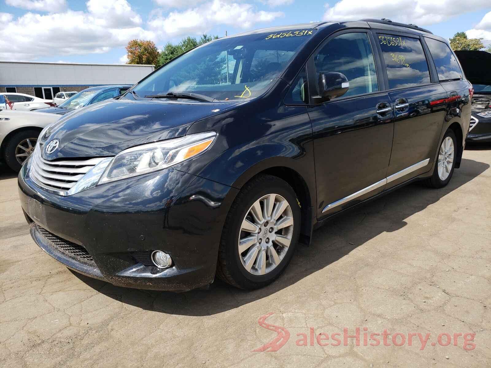 5TDYK3DC2FS588363 2015 TOYOTA SIENNA