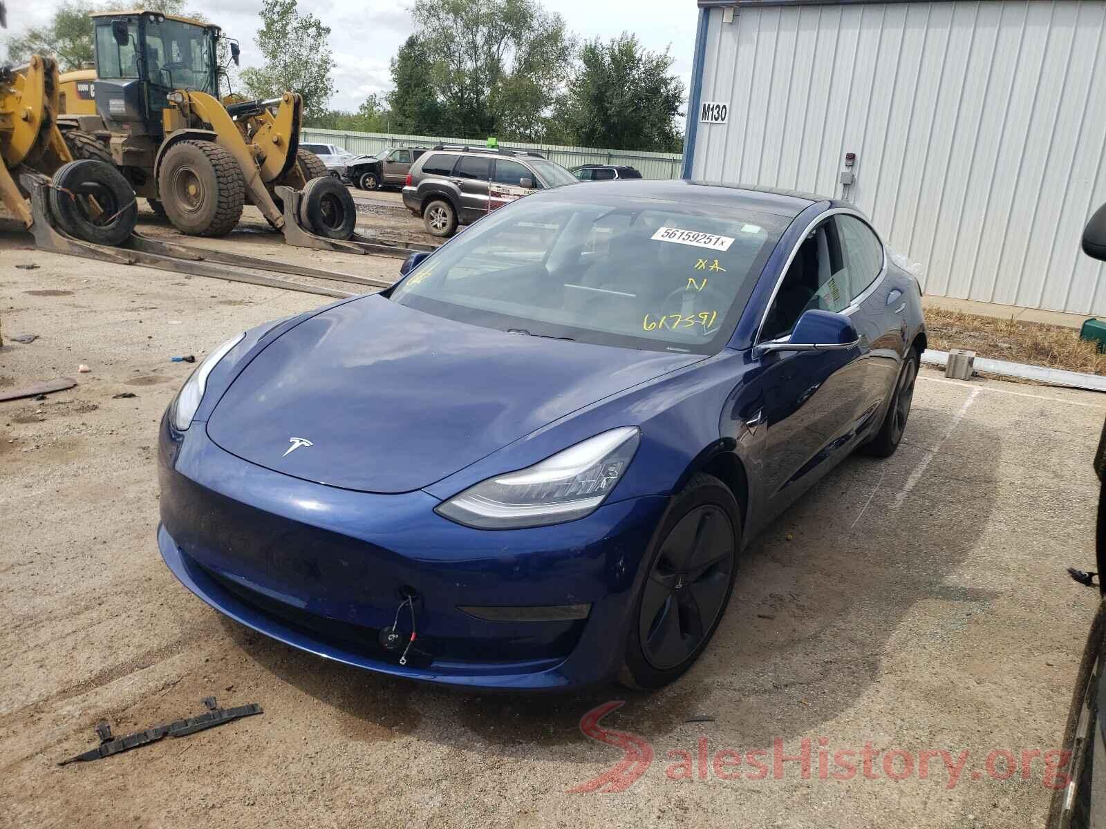 5YJ3E1EB3LF617591 2020 TESLA MODEL 3